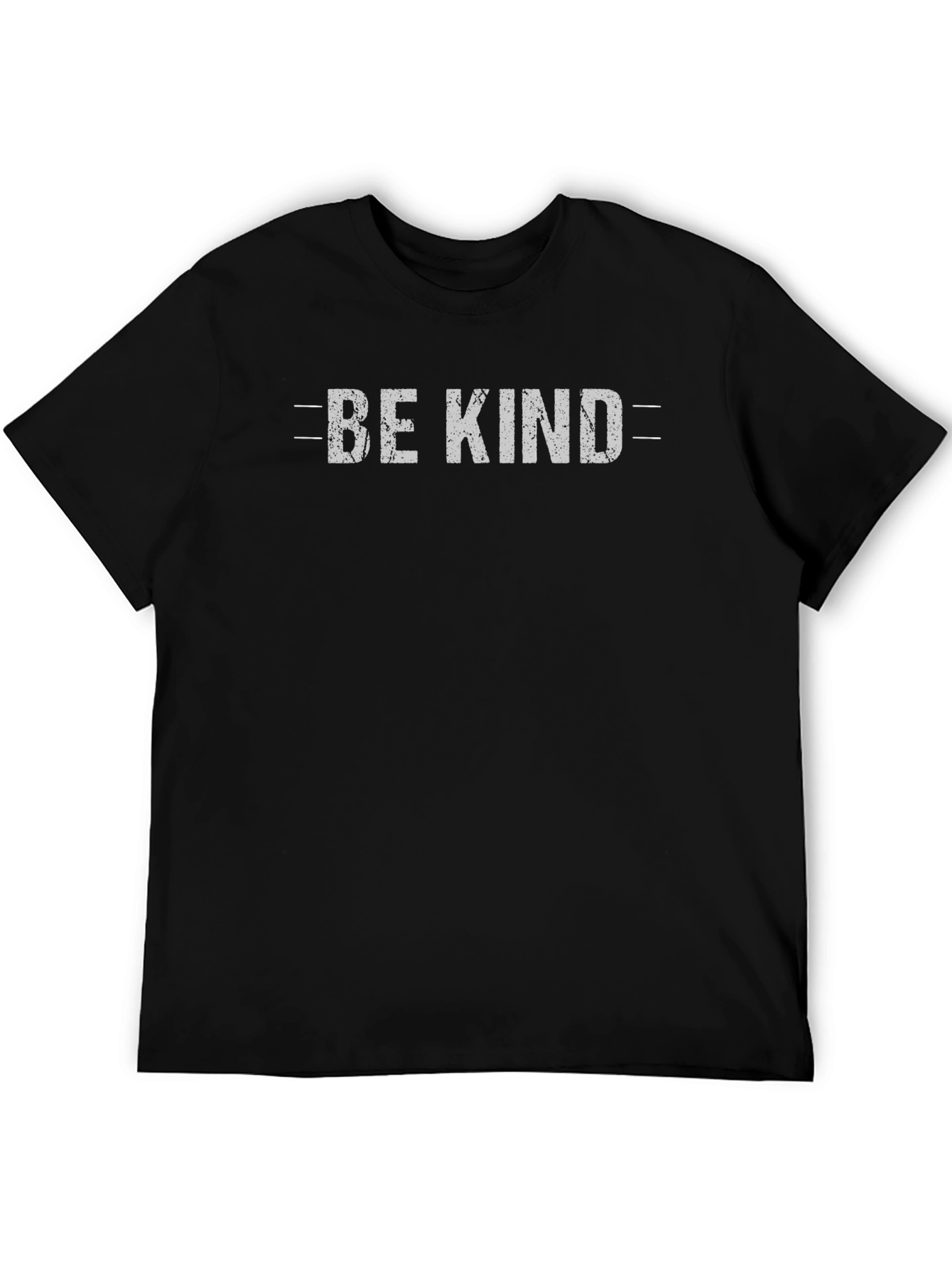 Black Be Kind Graphic Tee - Black Casual Shirt view 5