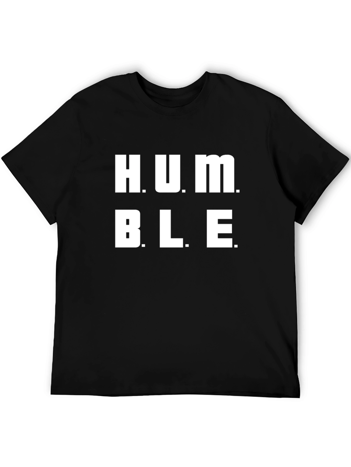 Black Humble Graphic Print Black T-Shirt view 5