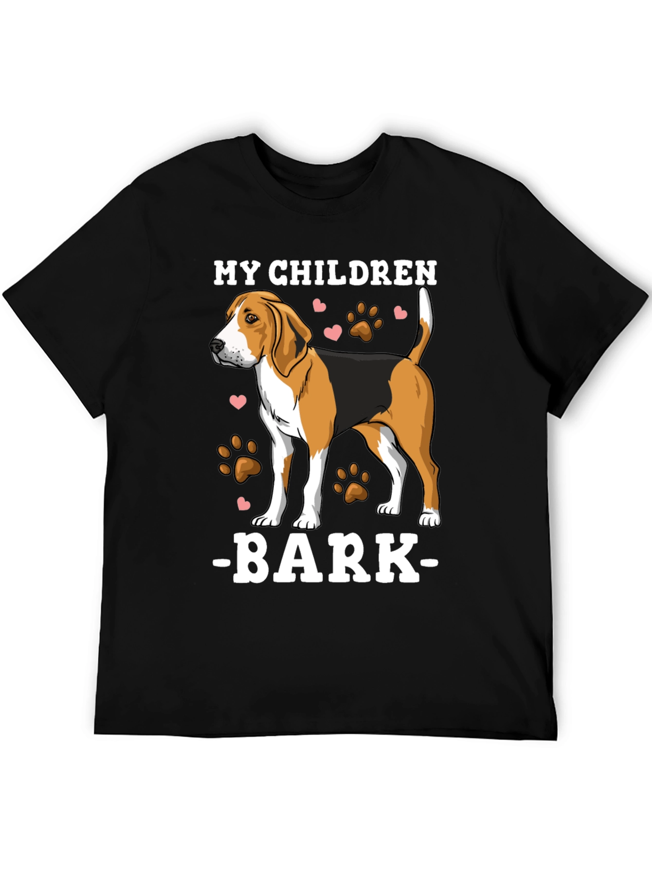 Black My Children Bark T-Shirt | Dog Lover Tee view 5