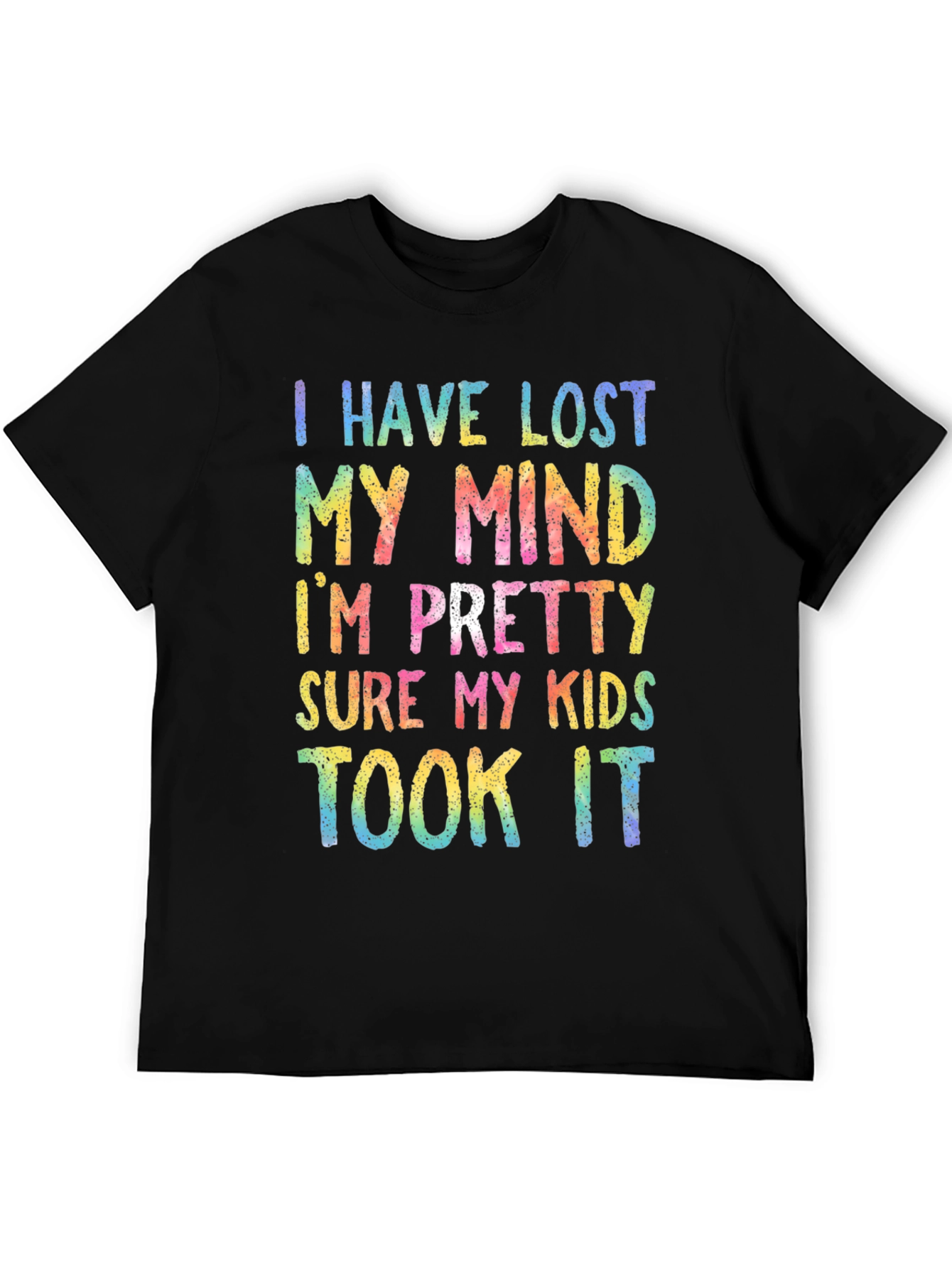 Black Lost My Mind Kids T-Shirt view 5