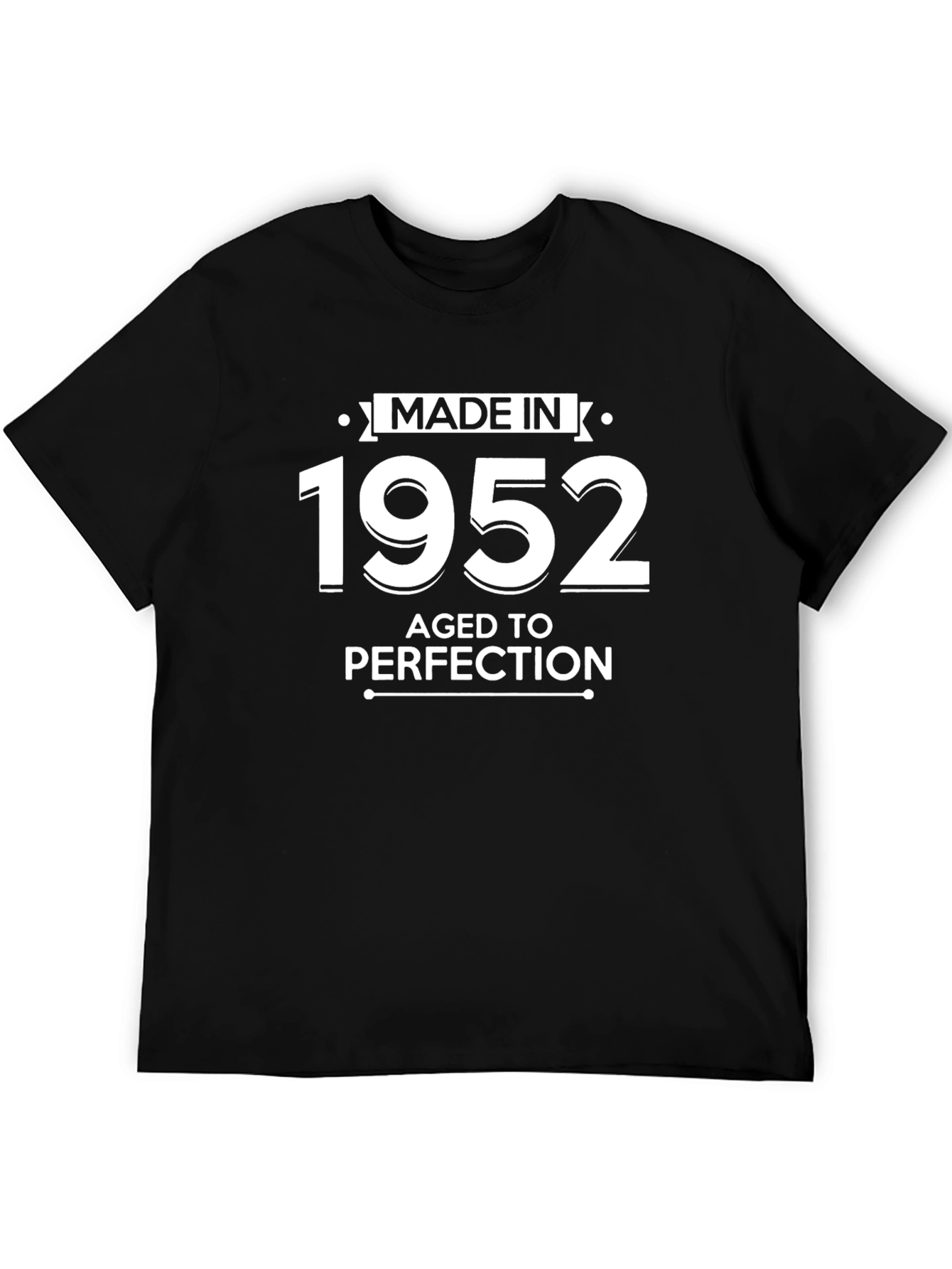 Black Made in 1952 Aged to Perfection Tee view 5