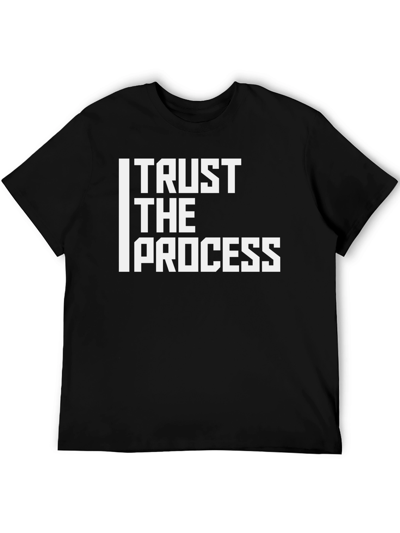 Black Trust the Process Black T-Shirt view 5