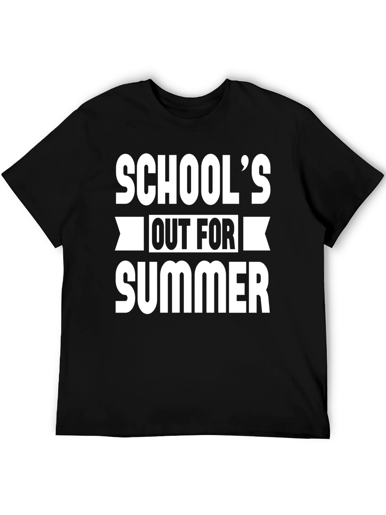 Black School's Out For Summer T-Shirt view 5