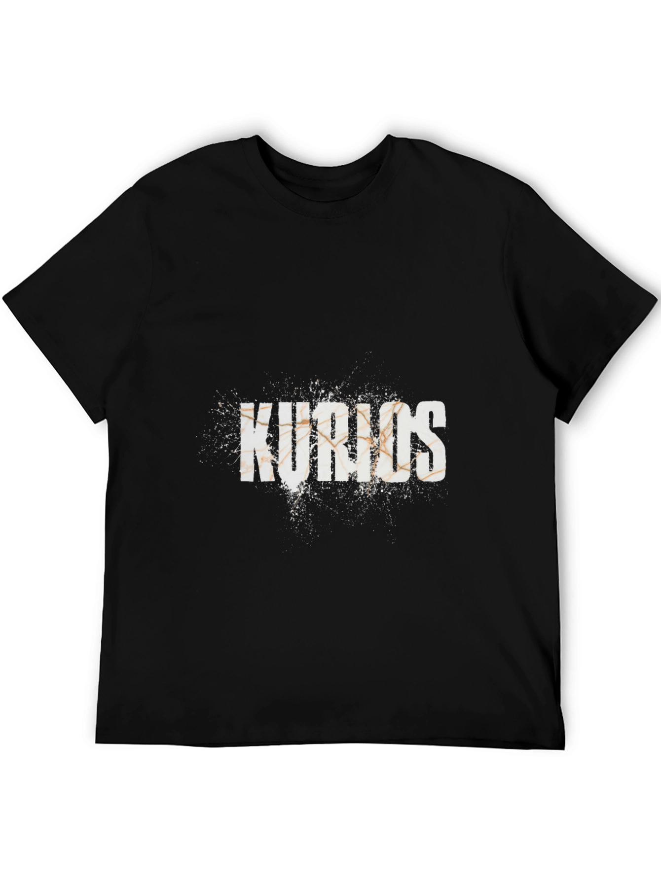 Black Kurios Graphic Tee - Black Cotton Blend view 5