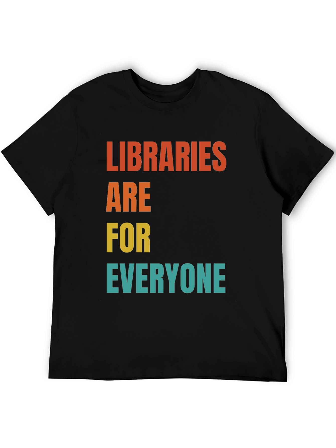 Black Libraries Are For Everyone T-Shirt view 5