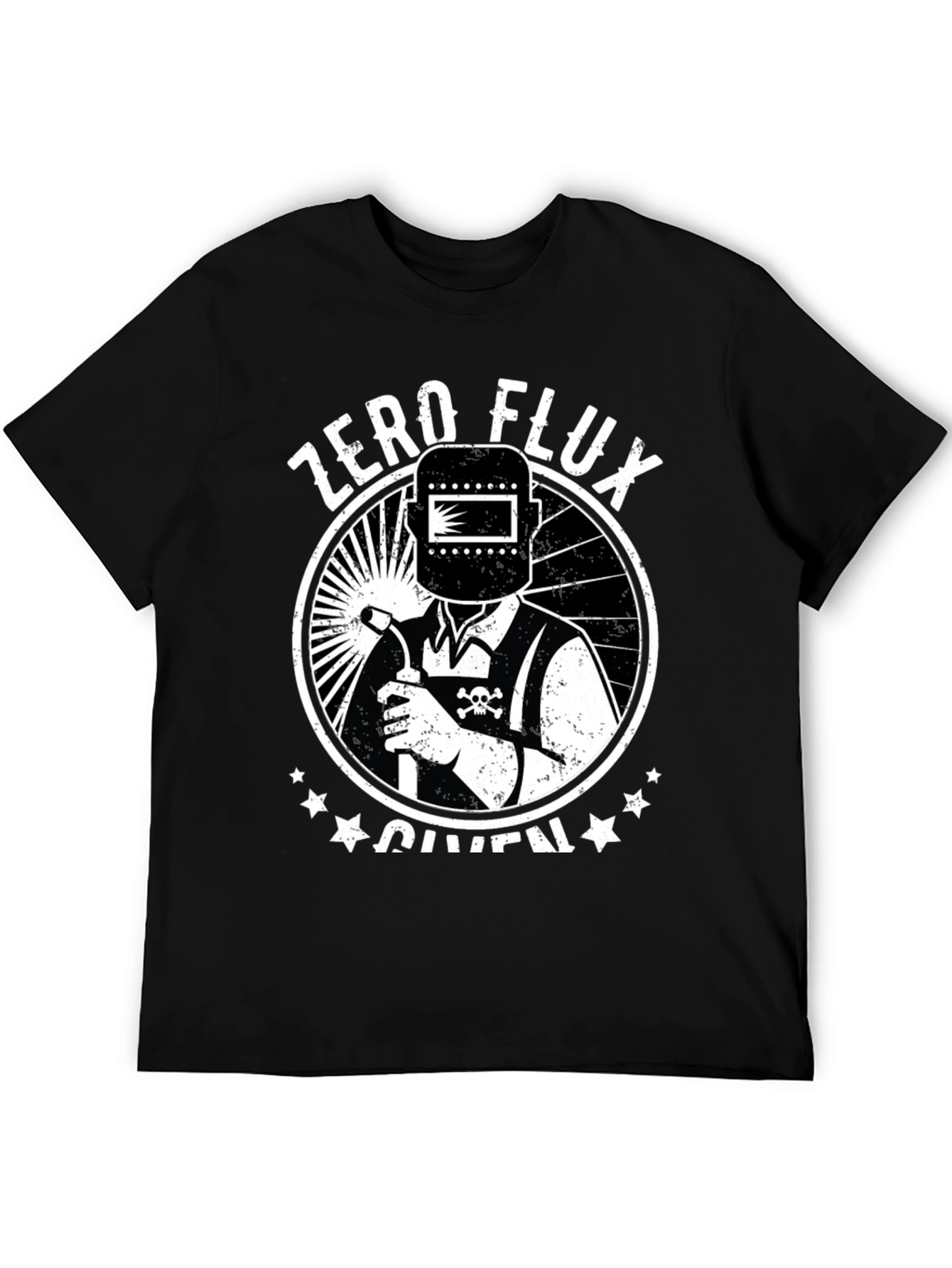 Black Zero Flux Given Welder T-Shirt view 5