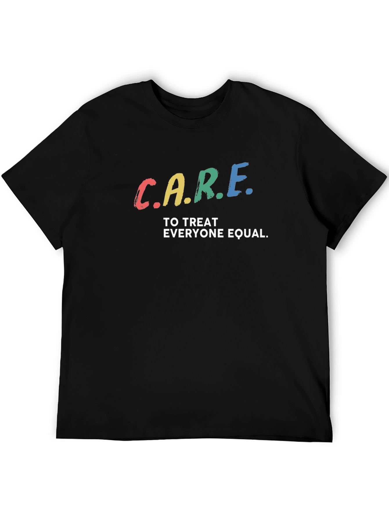 Black C.A.R.E. Equality Graphic Tee - Unisex view 5