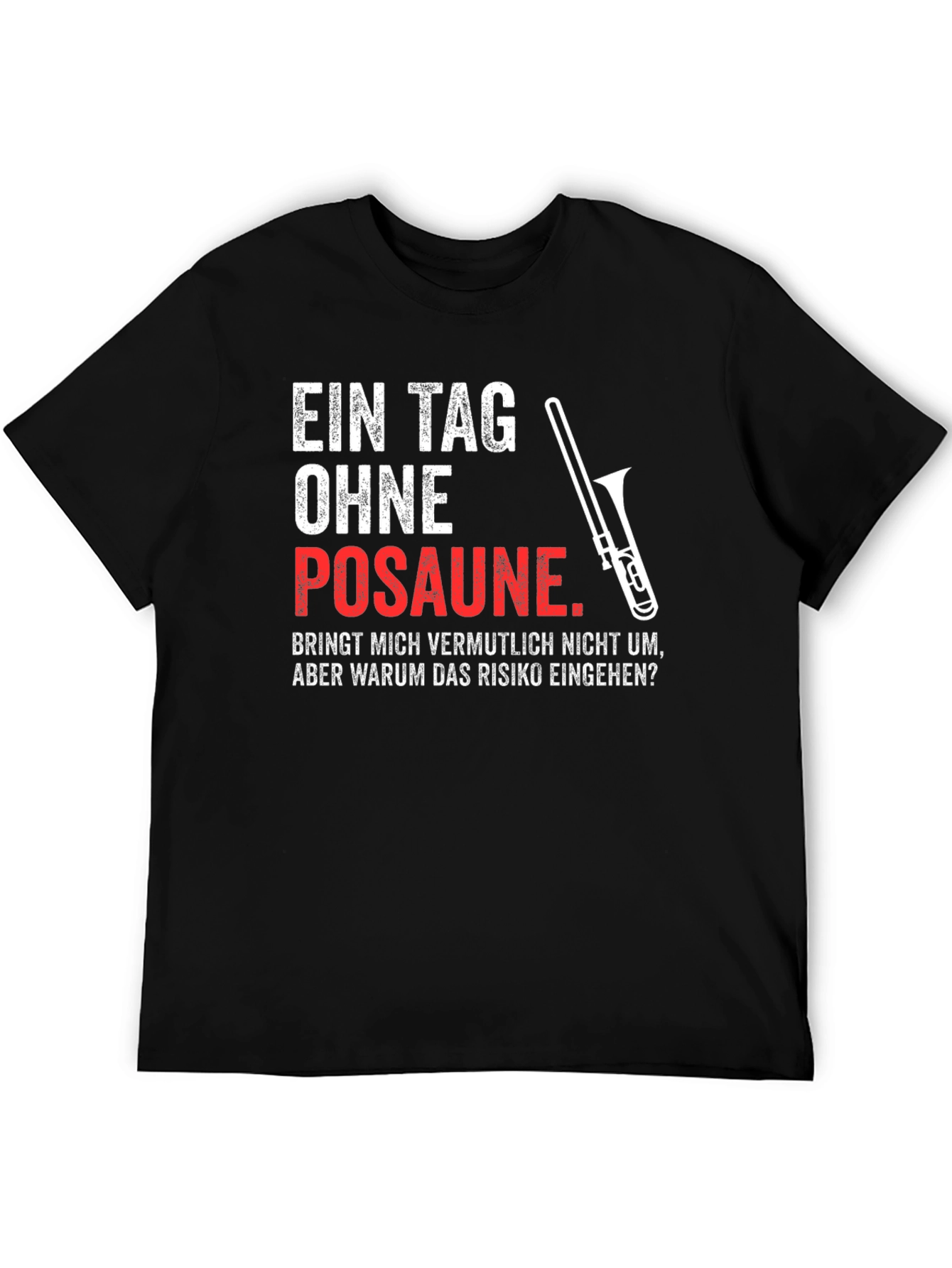 Black Ein Tag Ohne Posaune Black T-Shirt view 5