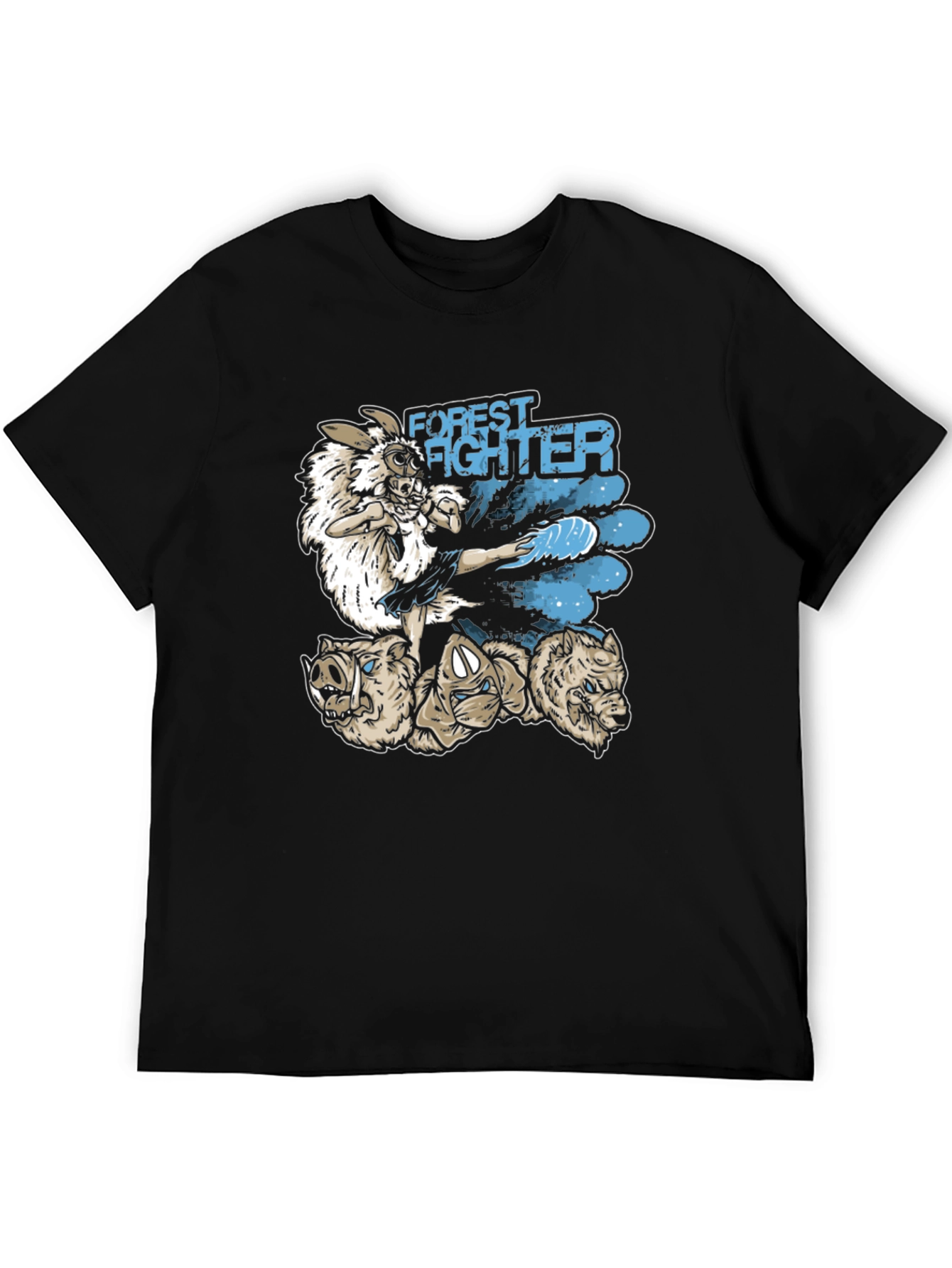 Black Forest Fighter Graphic Tee view 5