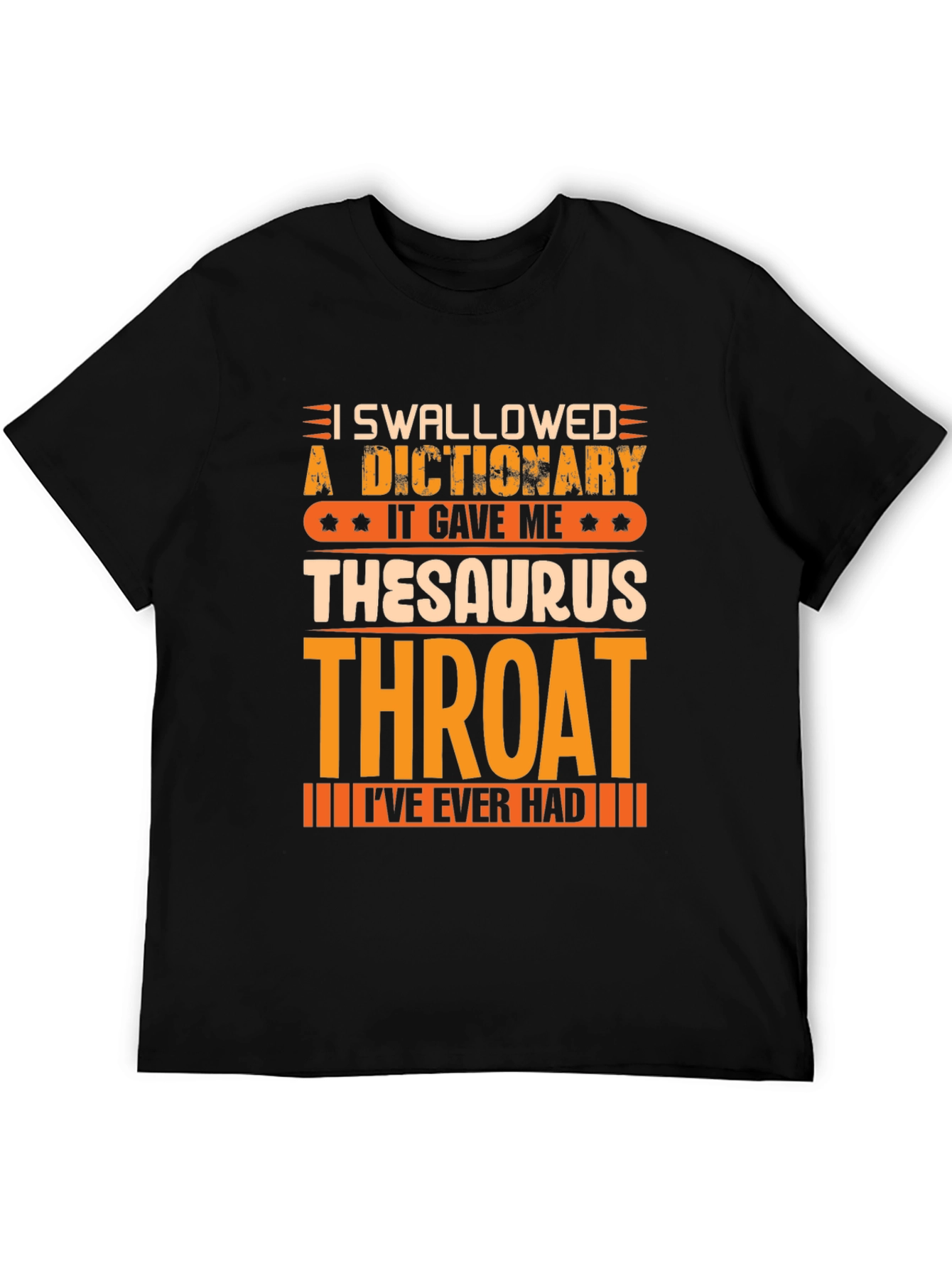 Black Thesaurus Throat T-Shirt view 5