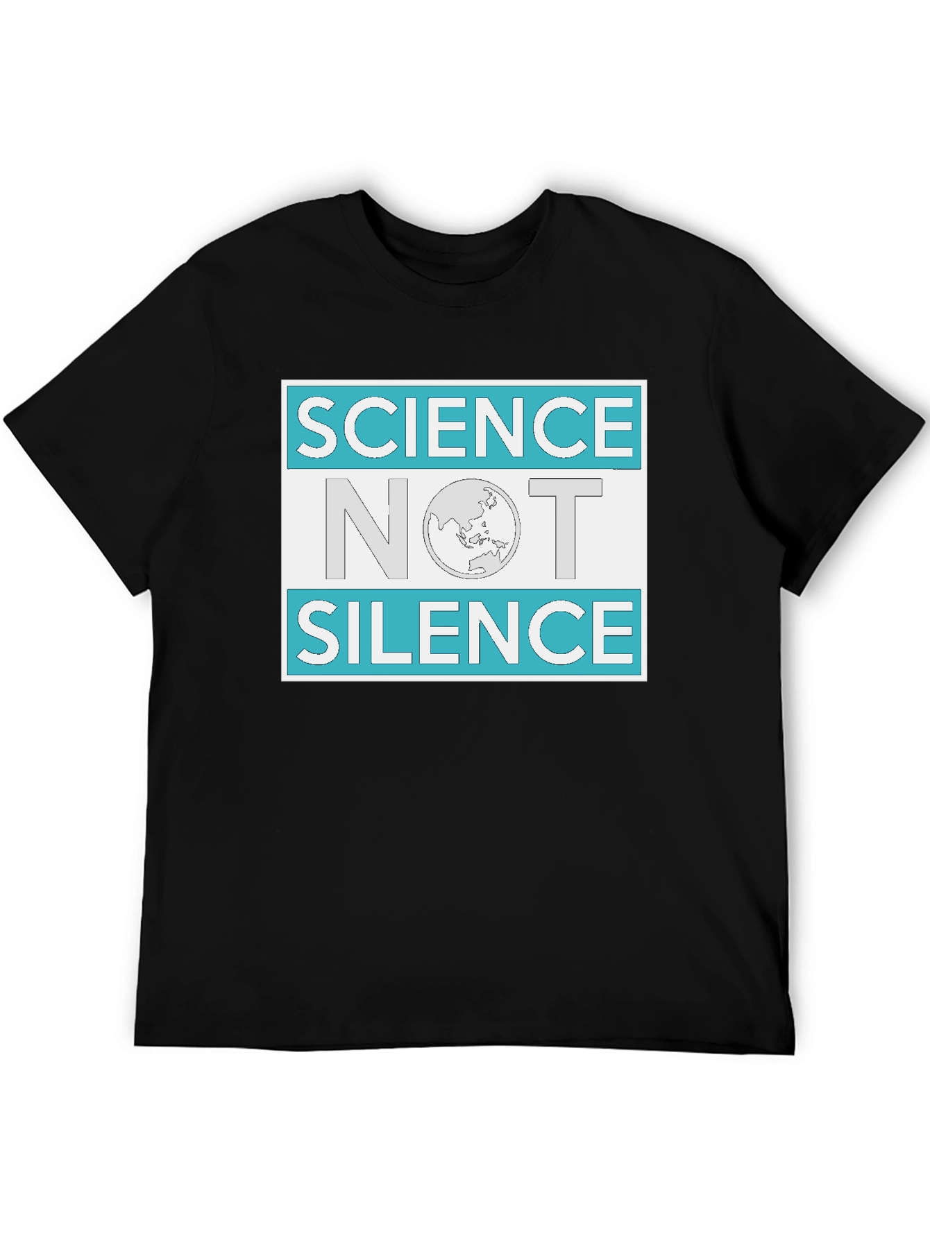Science Not Silence Graphic Tee - Black - 5