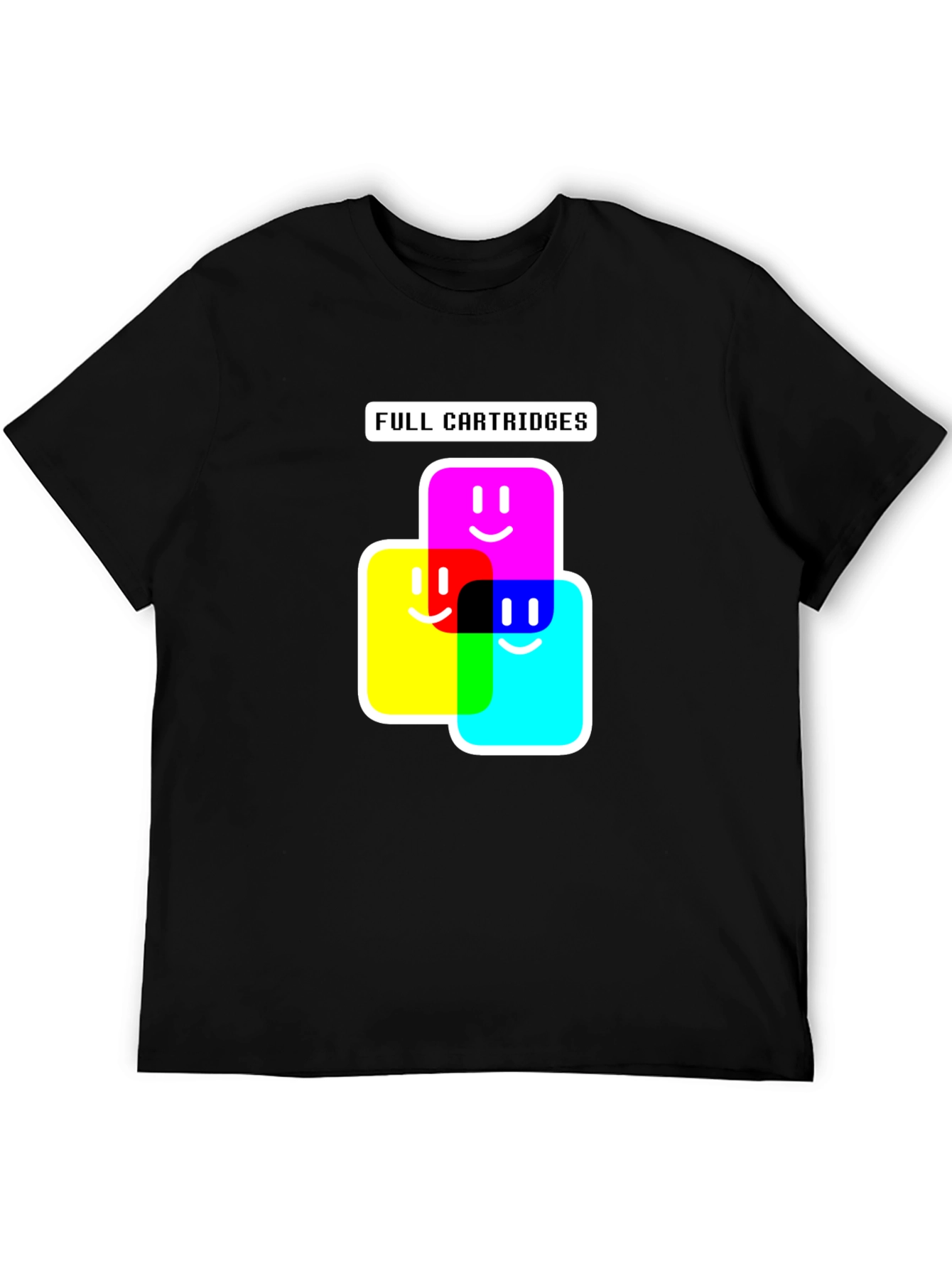 Black Full Cartridges Graphic T-Shirt view 5