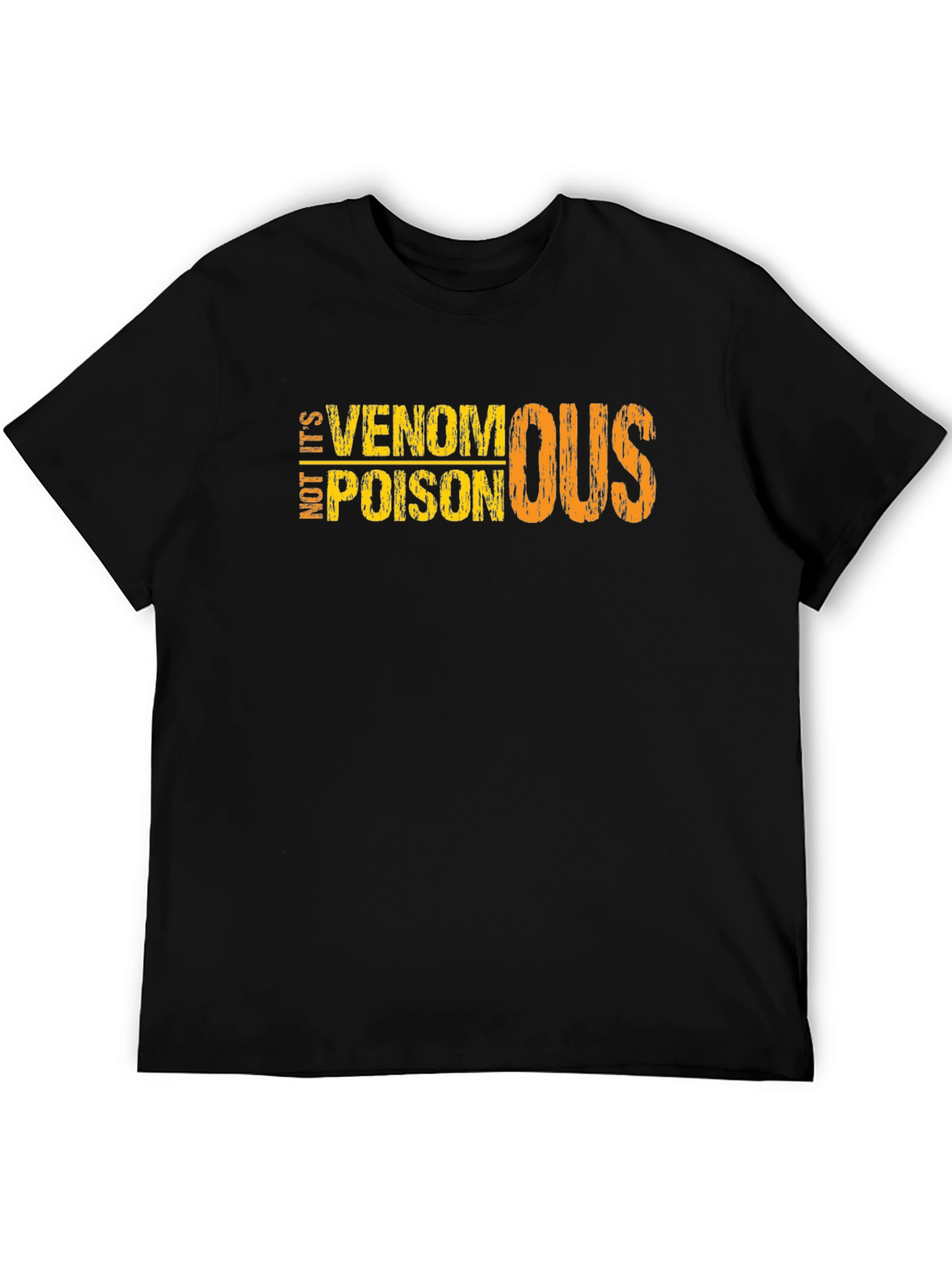 Black Not It's Poison, Venomous Black T-Shirt view 5