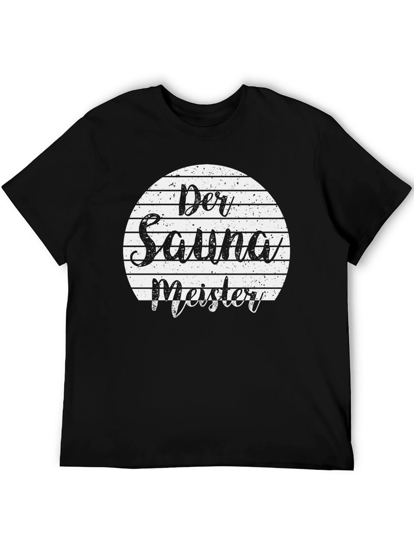 Black Der Saunameister T-Shirt Black view 5
