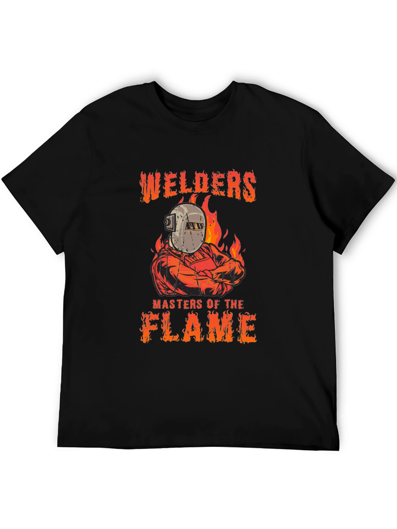 Black Welders Masters of the Flame Graphic T-Shirt view 5