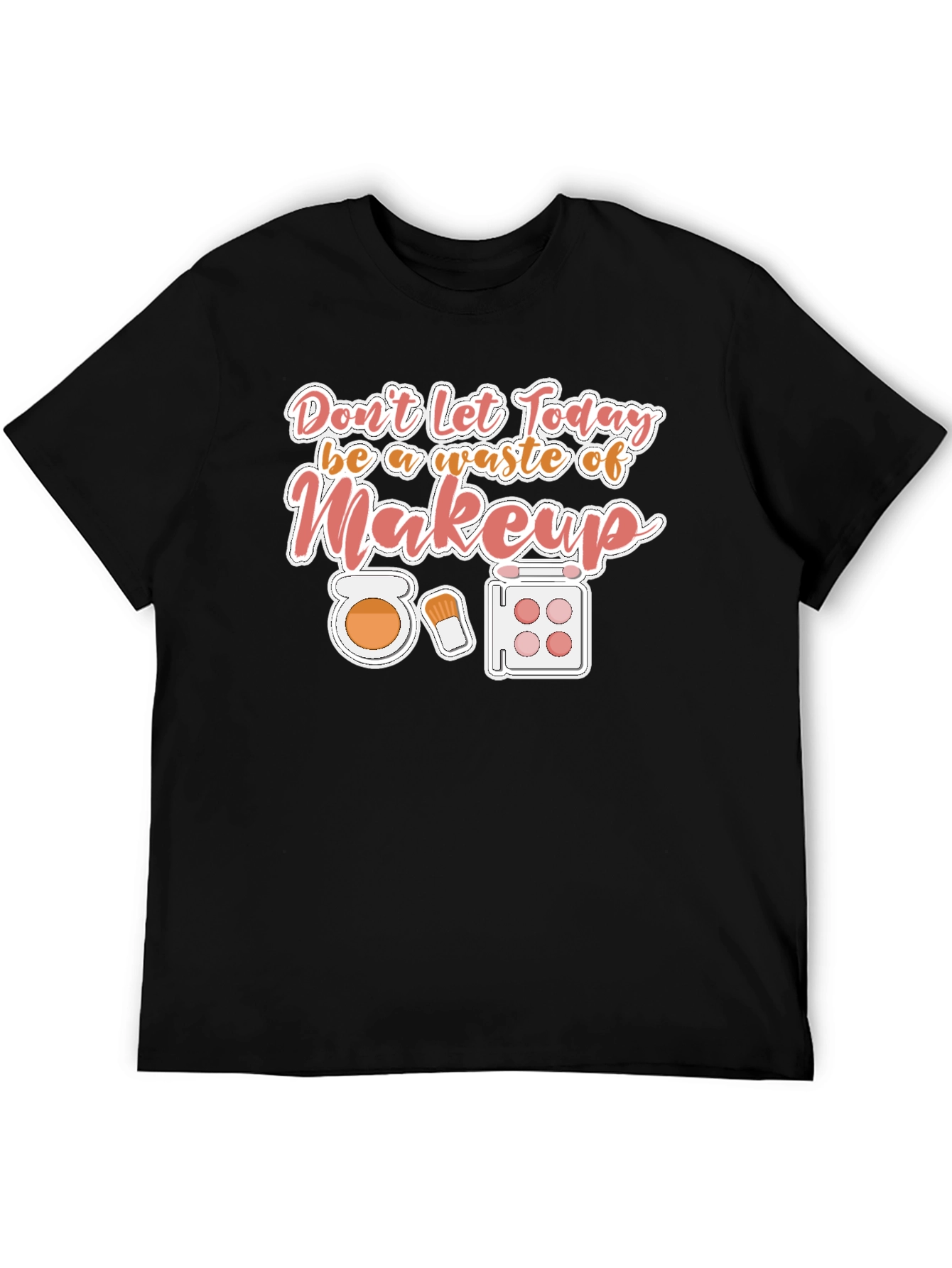 Black Makeup Lover T-Shirt view 5