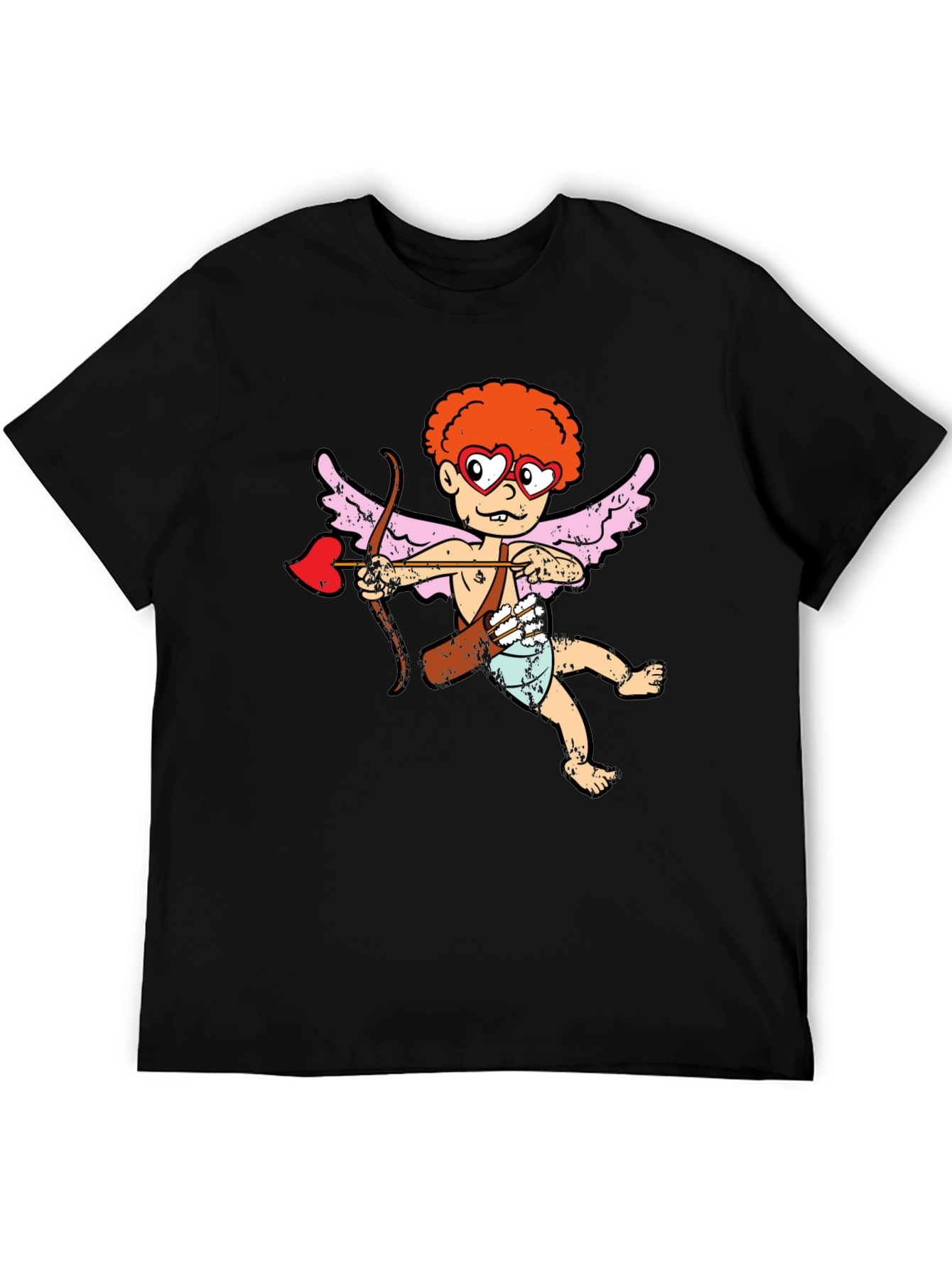 Black Cupid Graphic Tee - Love & Laughter view 5