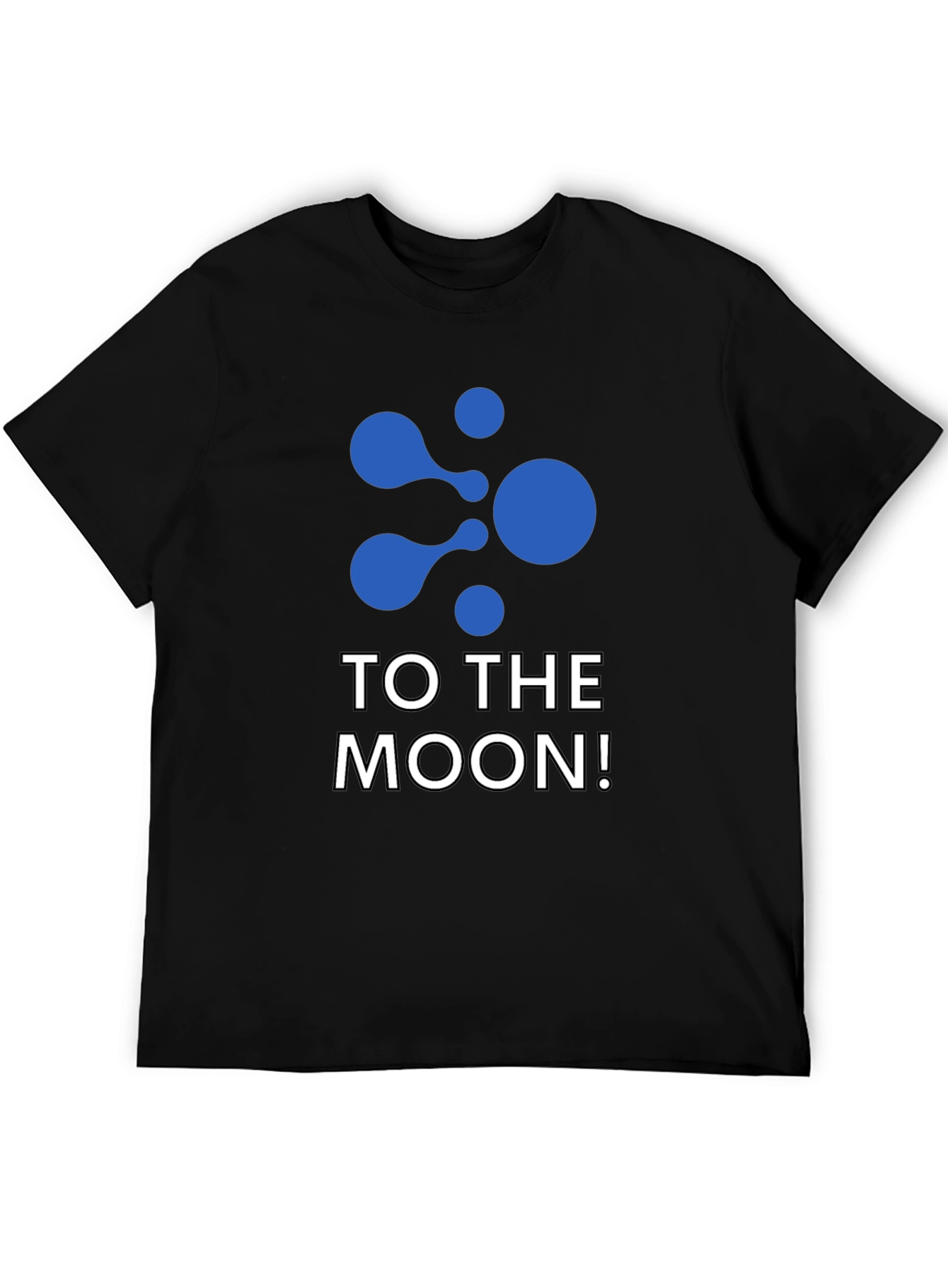 Black To The Moon Black T-Shirt view 5