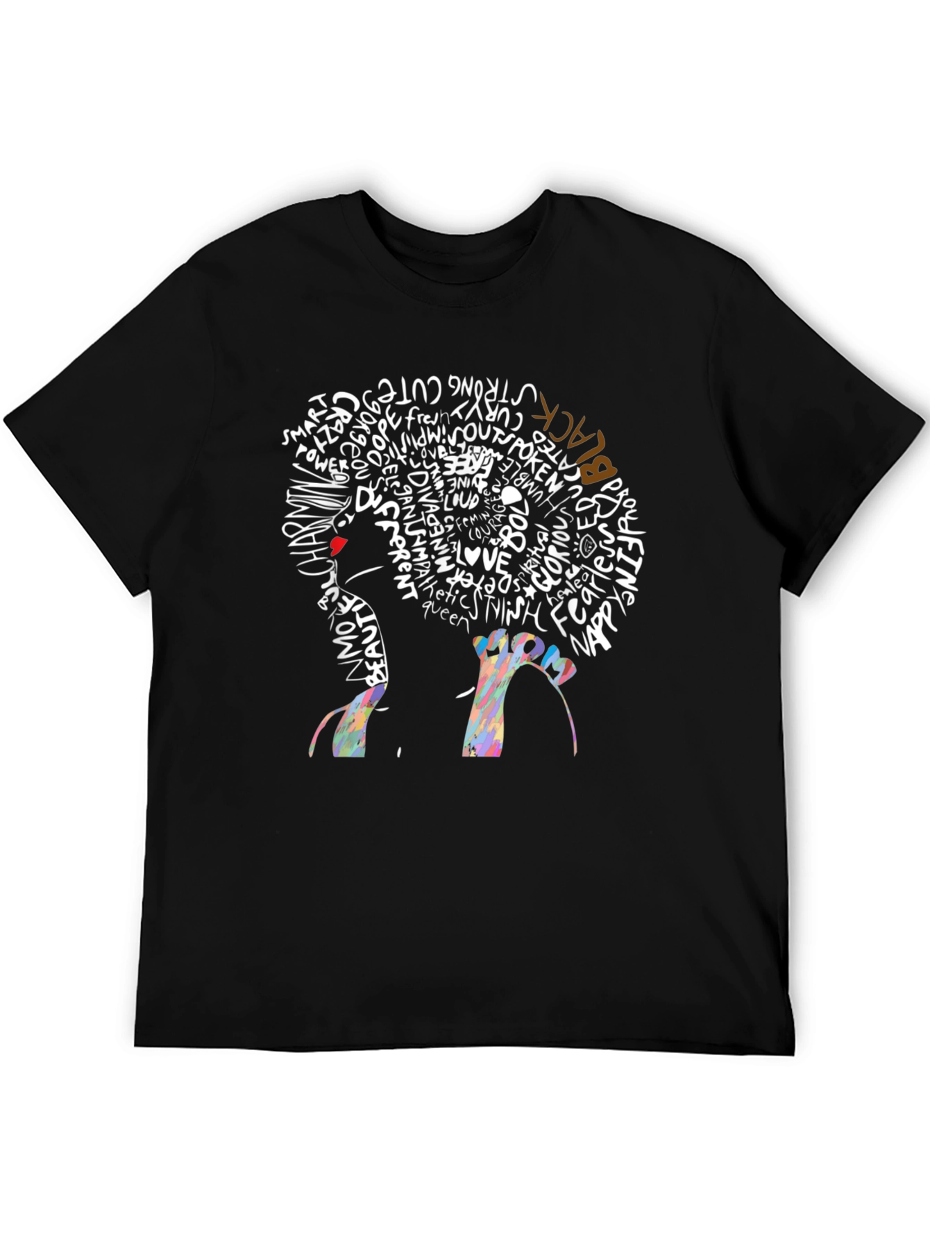 Black Empowered Black Woman Graphic Tee view 5
