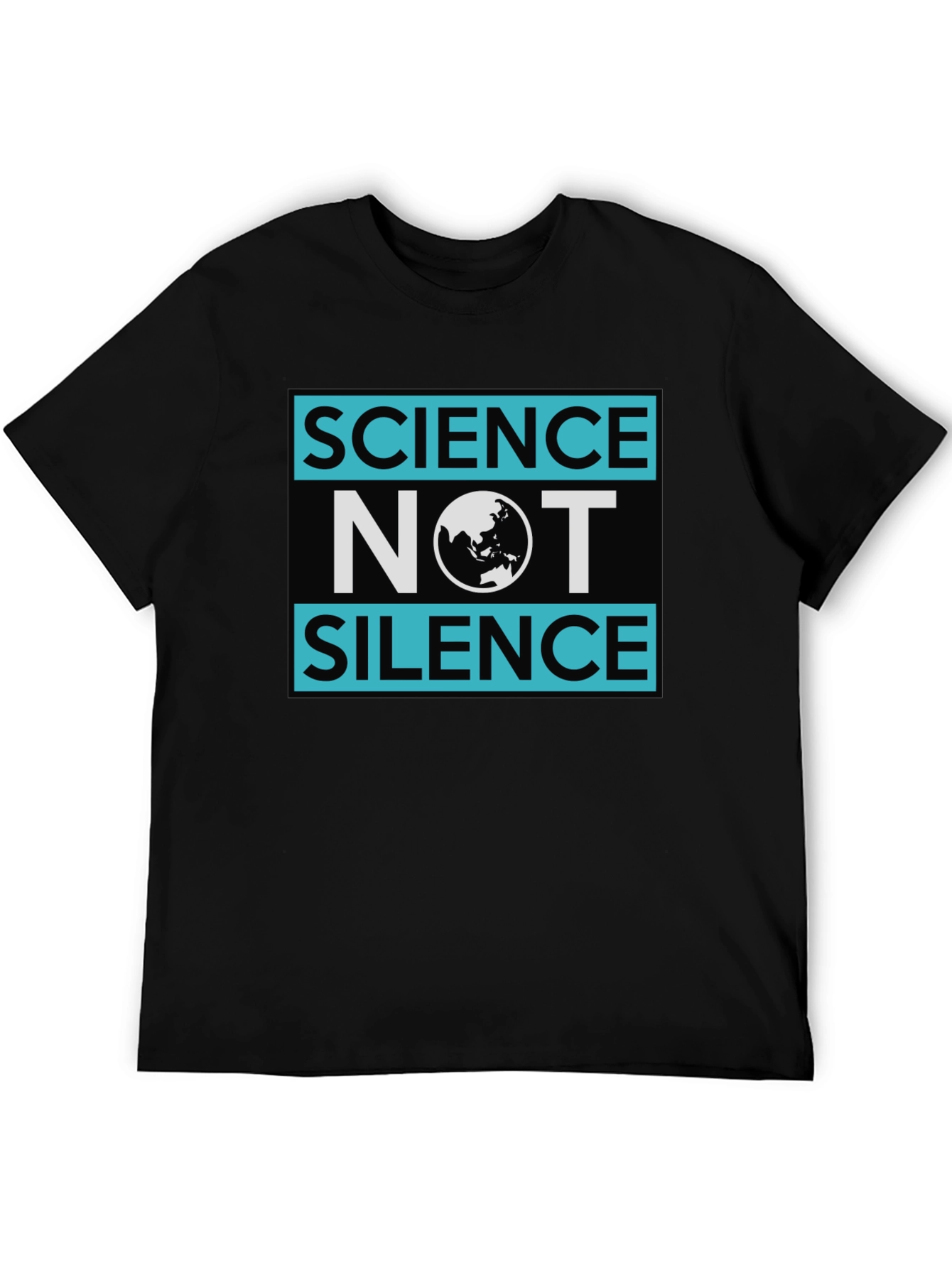 Black Science Not Silence Graphic Tee view 5