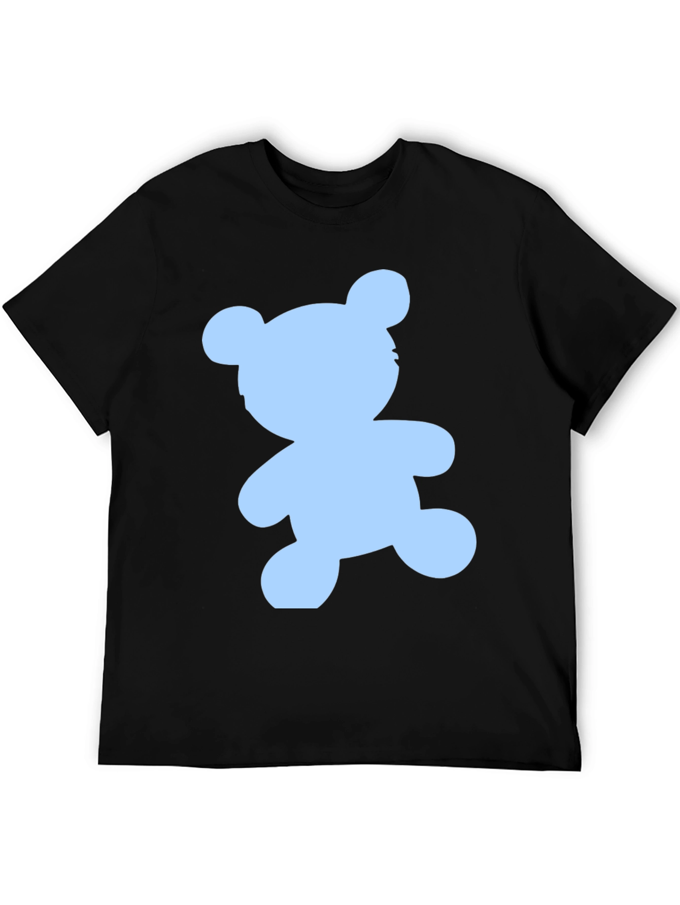 Black Teddy Bear Graphic Tee - Casual Comfort view 5