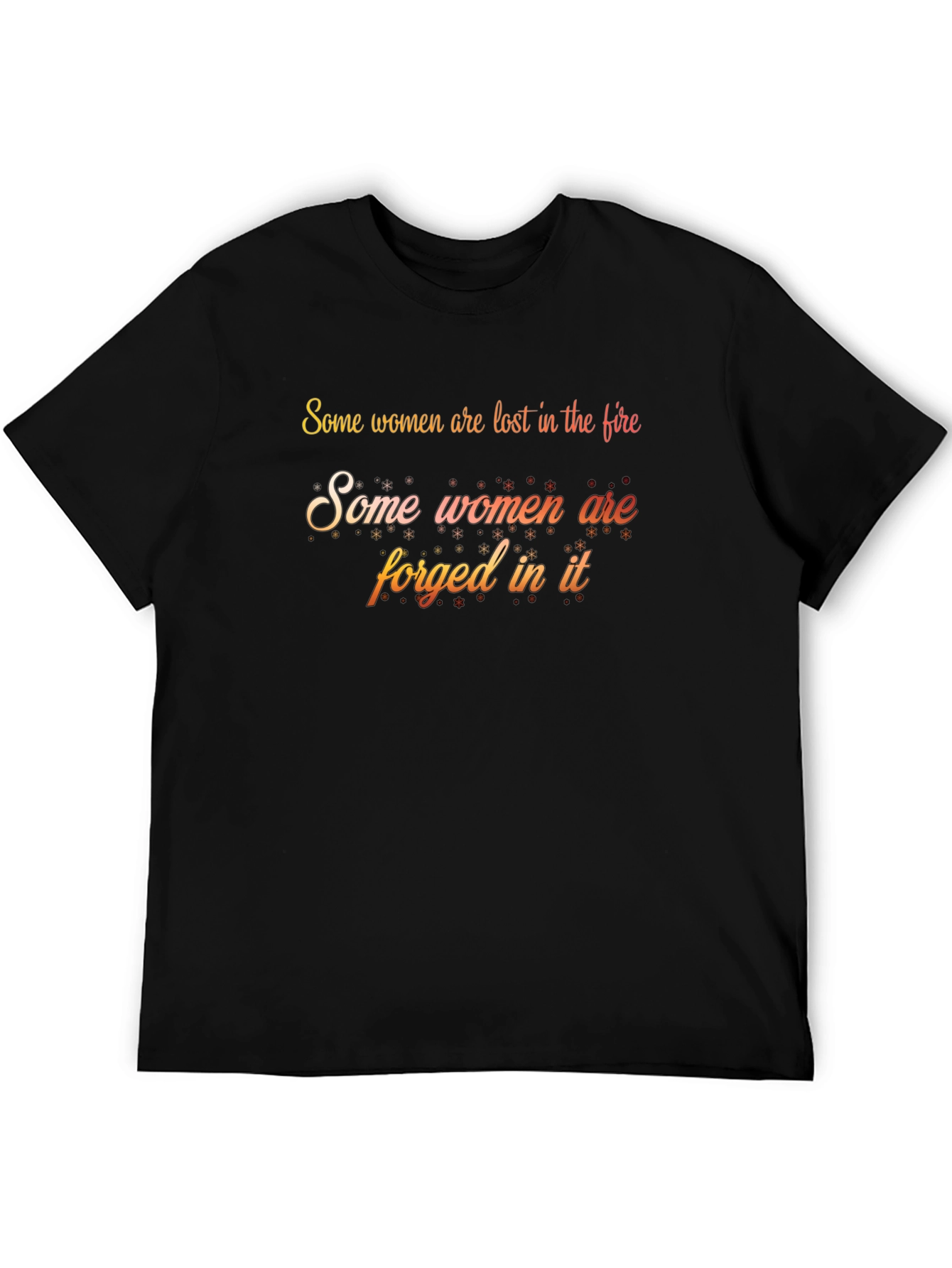 Black Women Forged in Fire Graphic Tee - Empowering Statement view 5