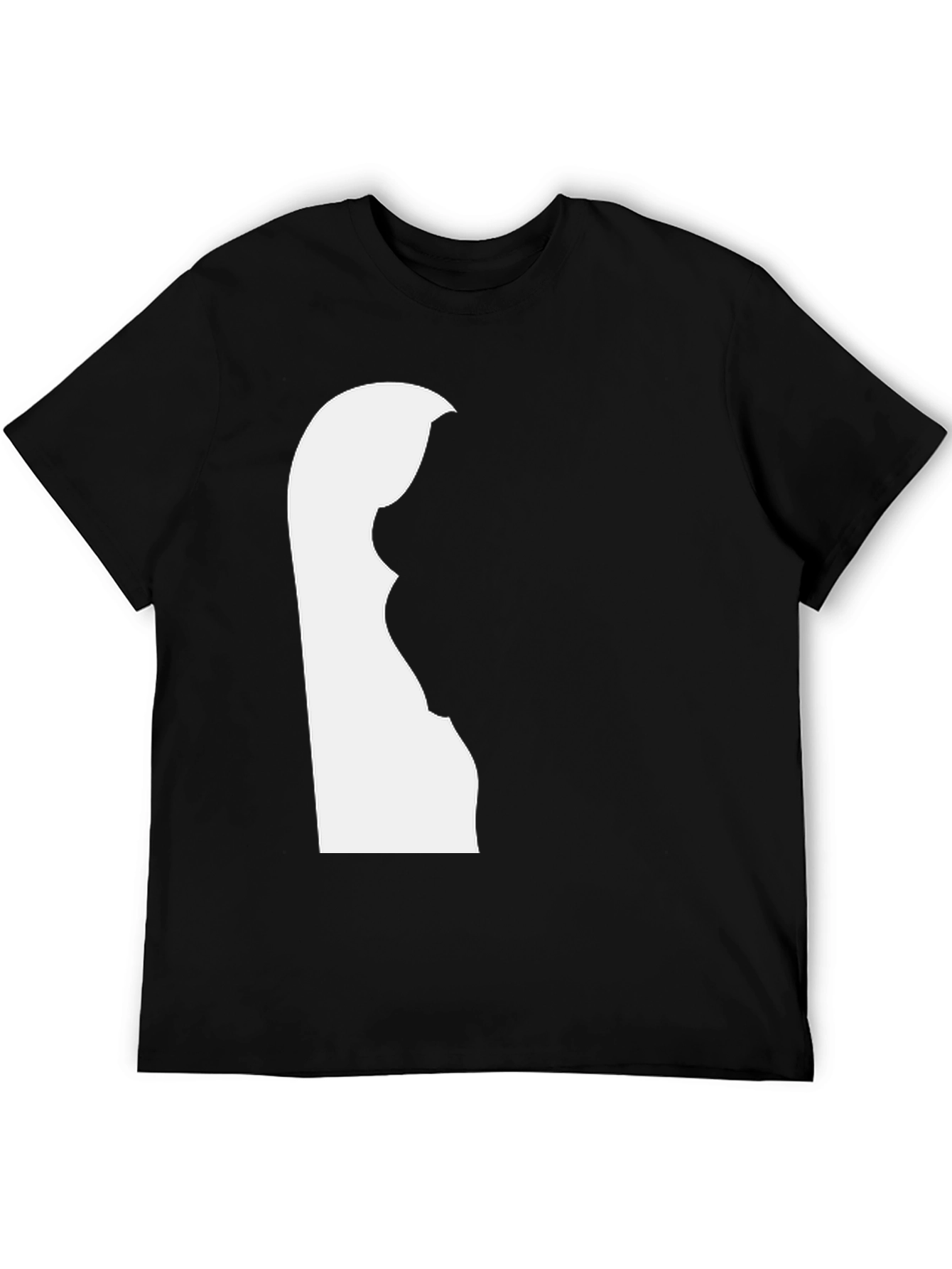 Black Silhouette Graphic T-Shirt view 5