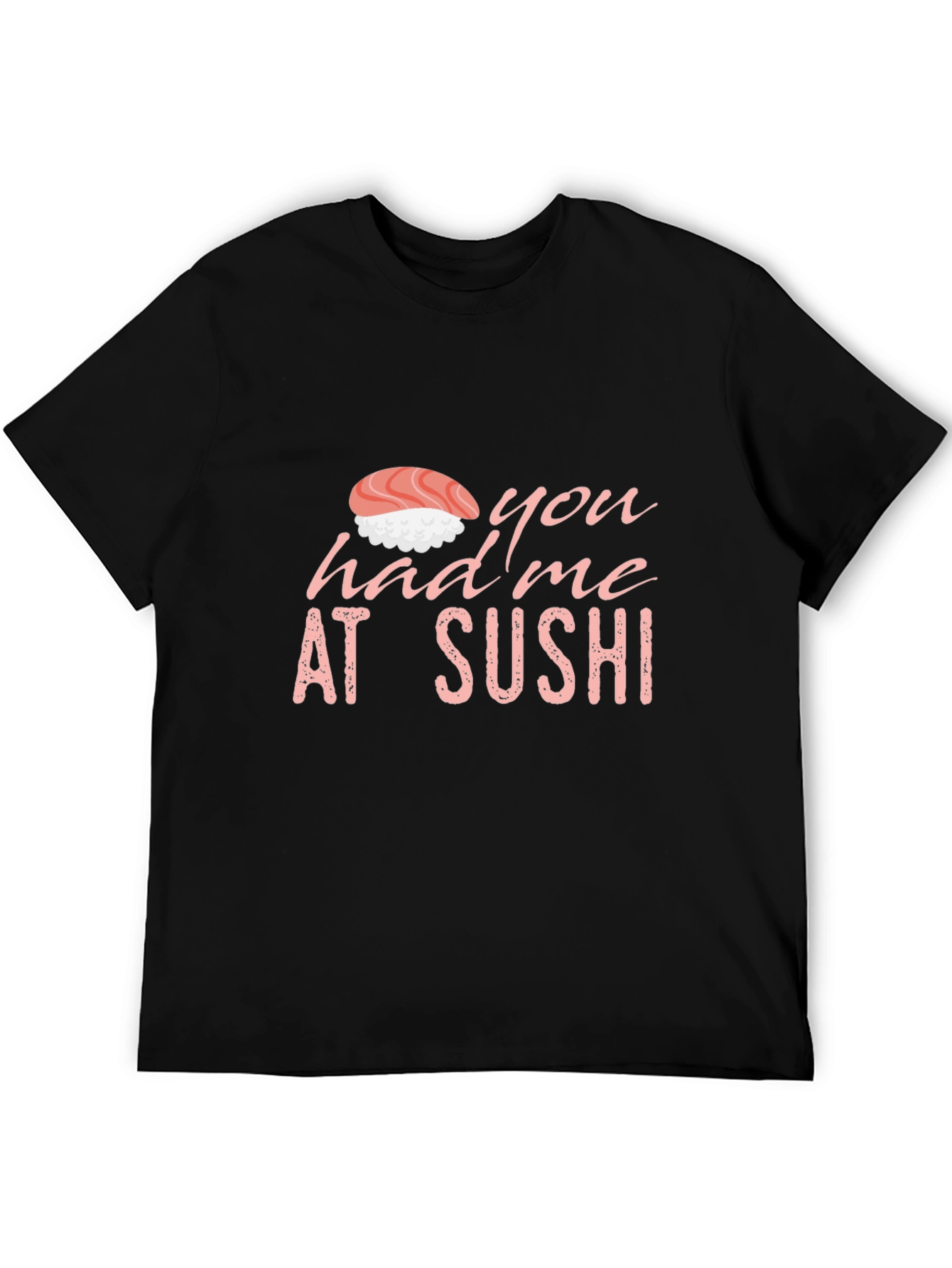 Black Sushi Lover Graphic Tee - You Had Me at Sushi view 5