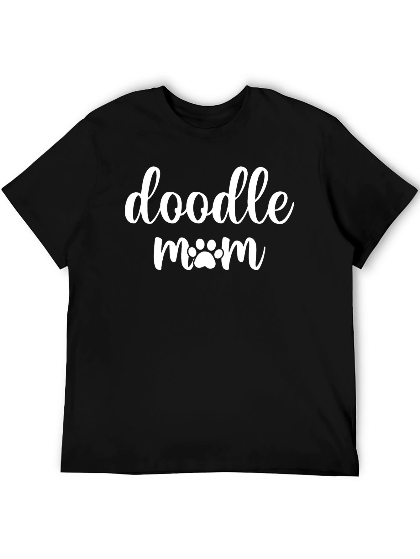 Black Doodle Mom T-Shirt - Cute Dog Lover Tee view 5