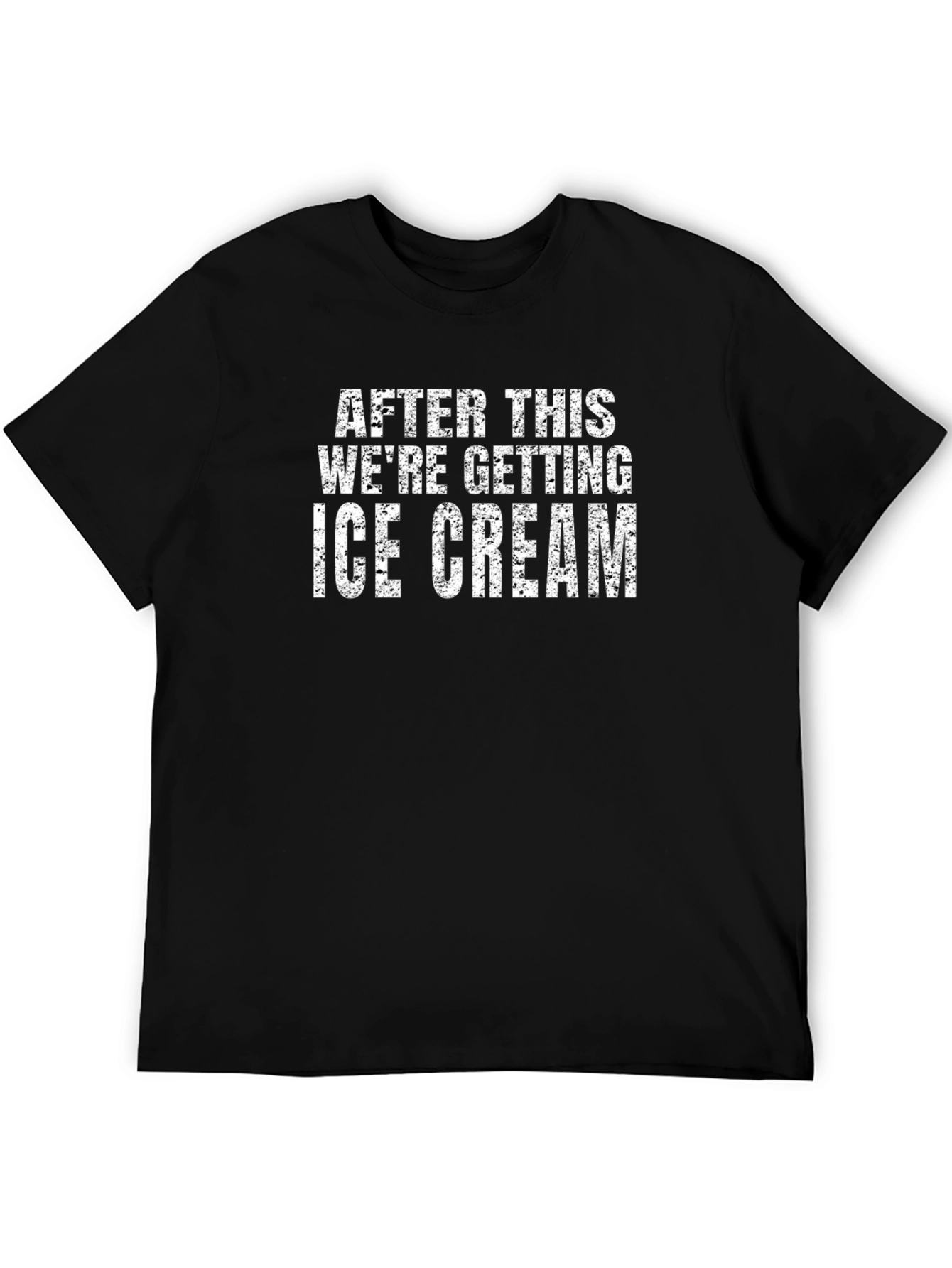 Black After This We're Getting Ice Cream T-Shirt view 5
