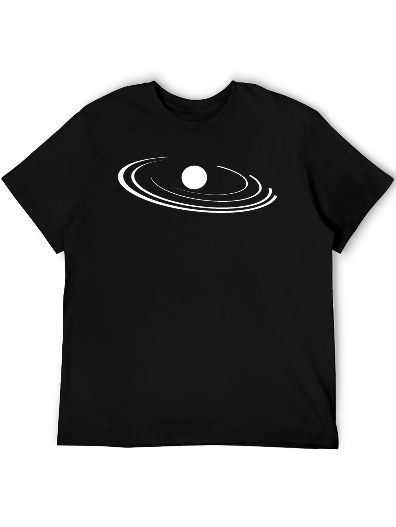 Black Orbit Graphic Tee - Black Cotton Blend view 5