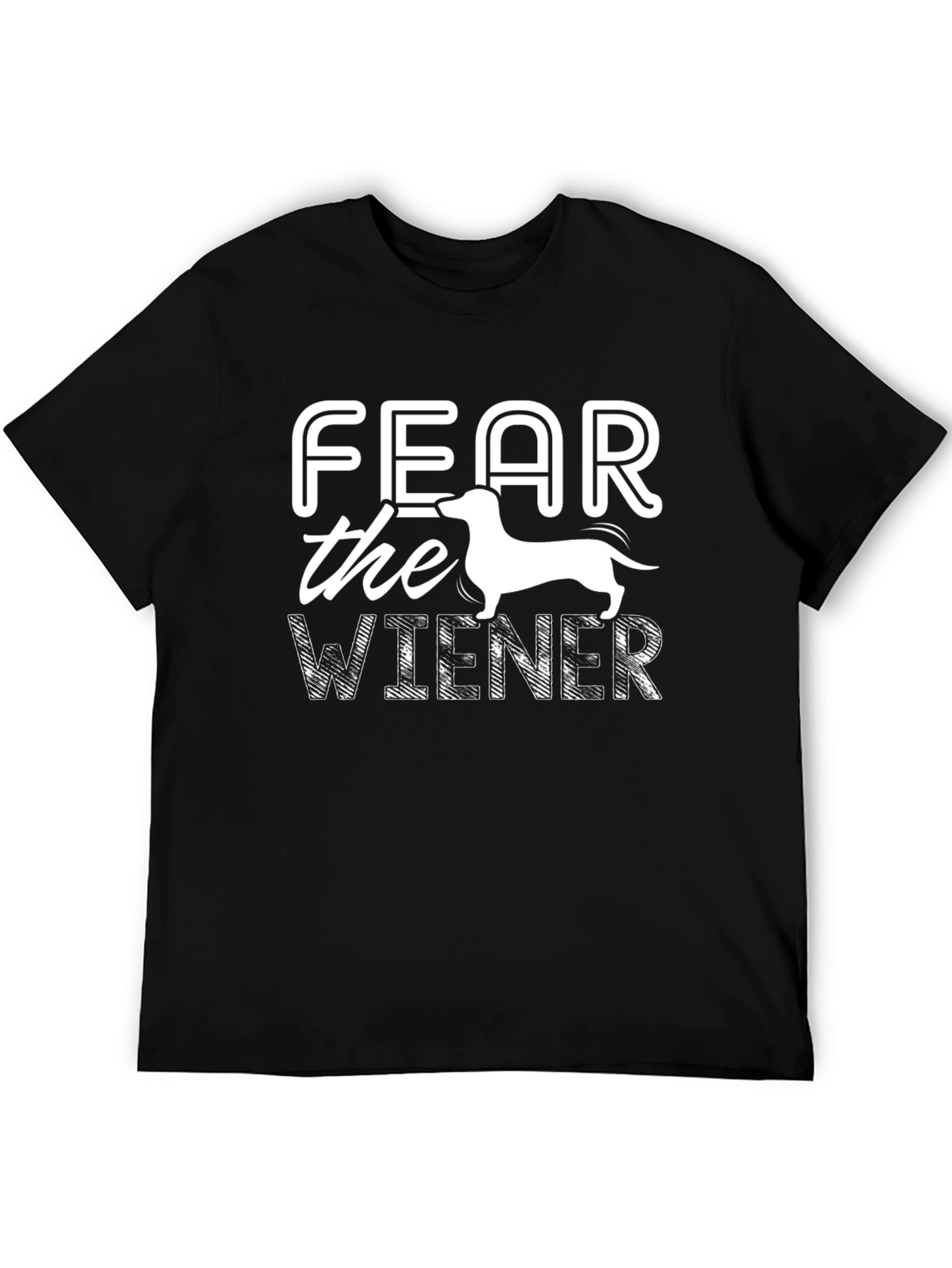 Fear the Wiener Funny Dachshund T-Shirt - 5