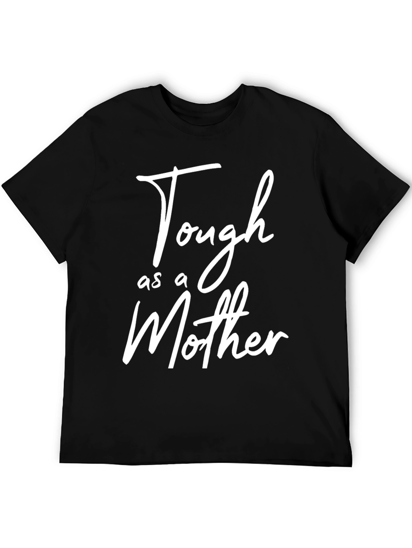 Black Tough as a Mother Graphic T-Shirt - Black view 5