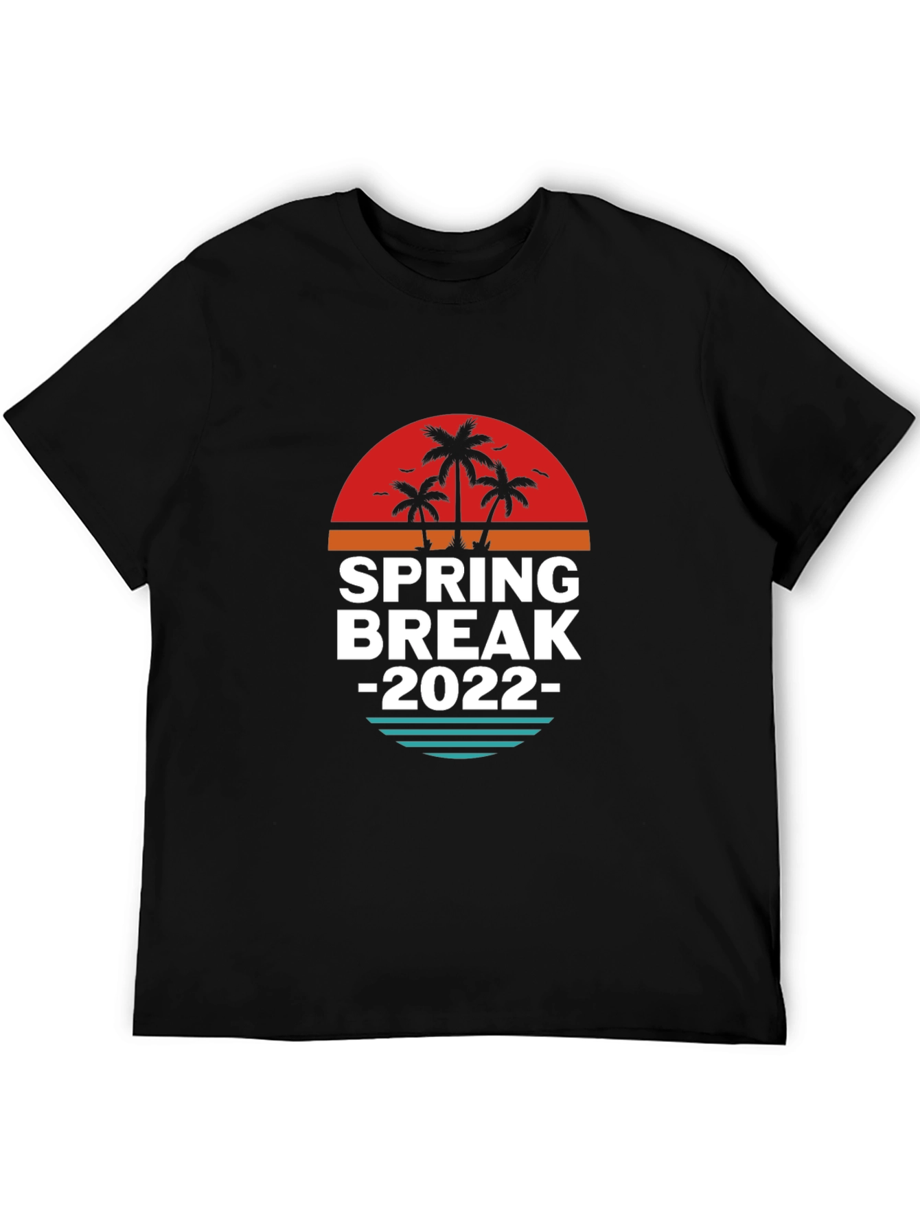 Black Spring Break 2022 Graphic T-Shirt view 5