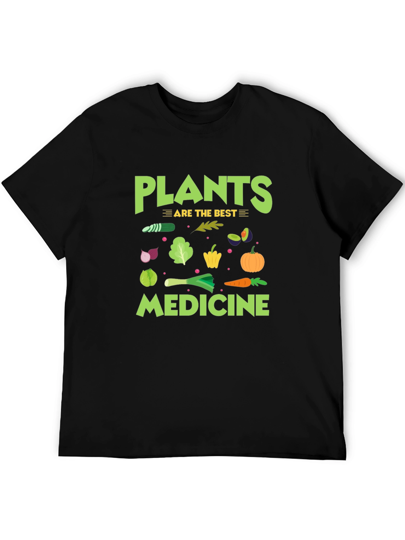 Black Plants Are The Best Medicine Graphic T-Shirt view 5