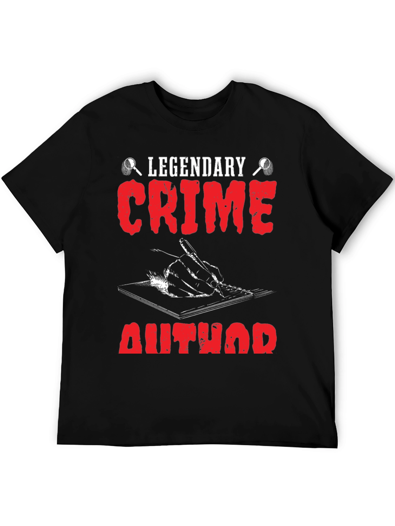 Legendary Crime Author T-Shirt - Detective Novelist Tee - 5
