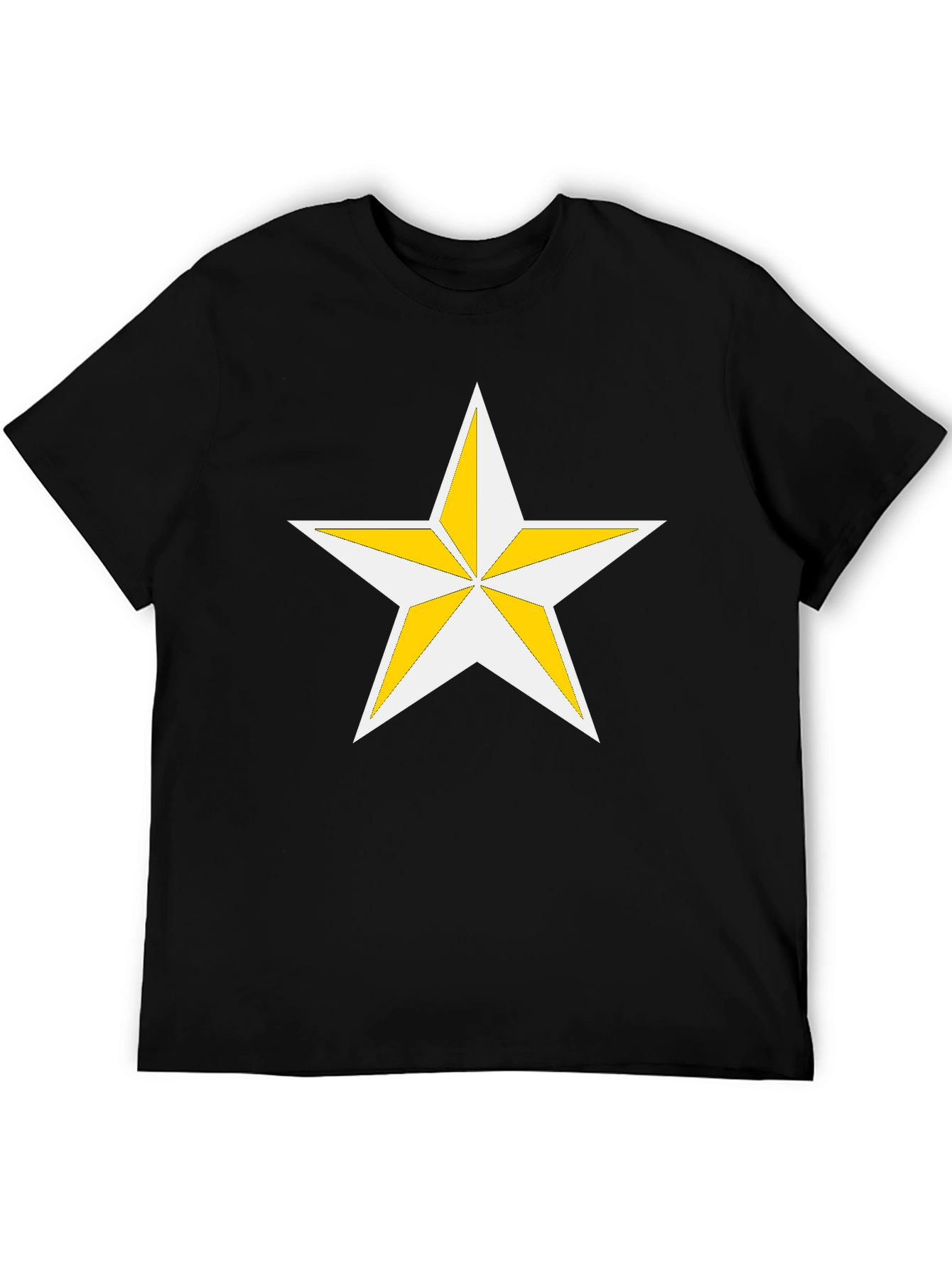 Black Star Graphic Black T-Shirt view 5