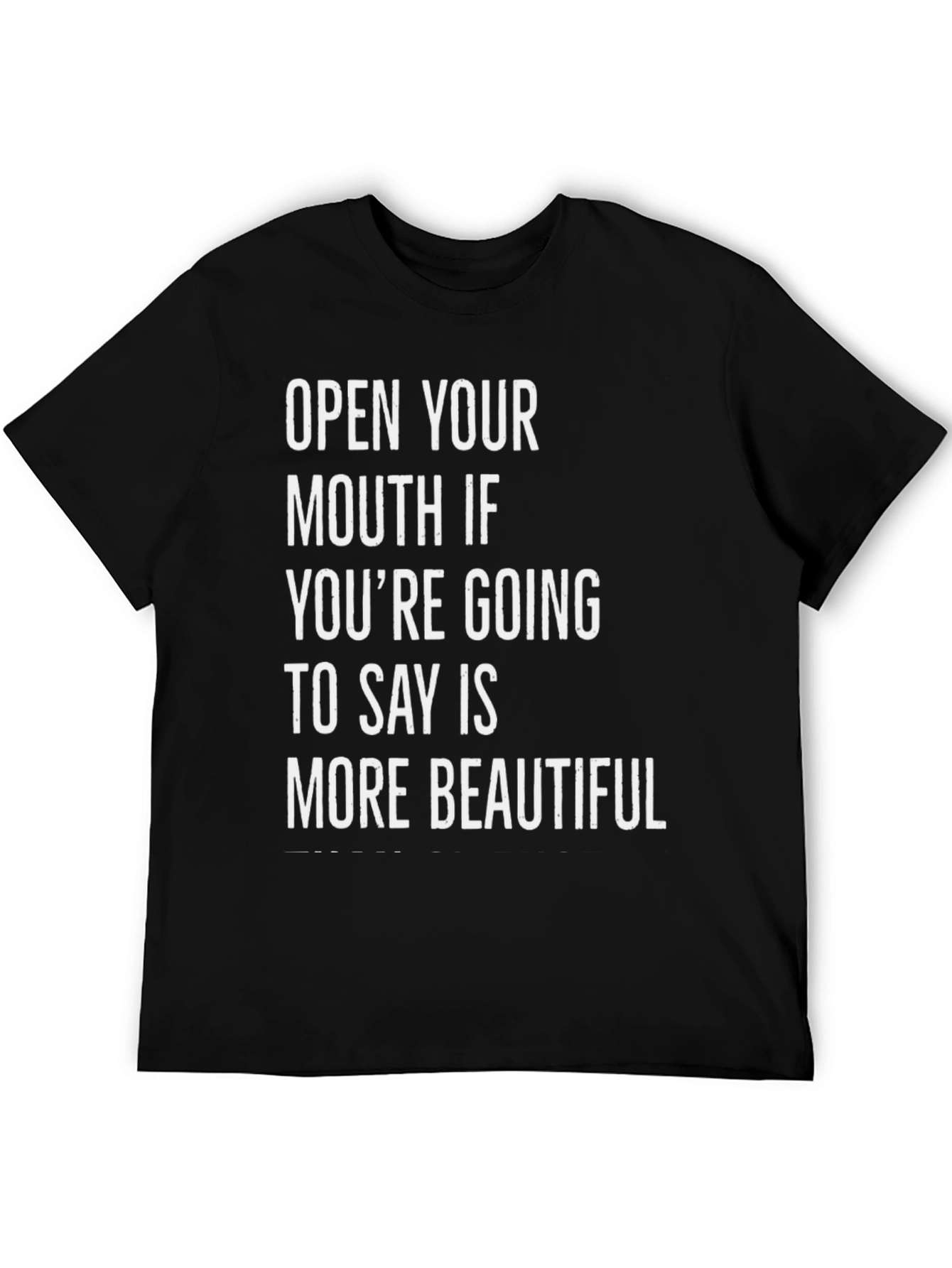 Black Funny Sarcastic Slogan T-Shirt view 5