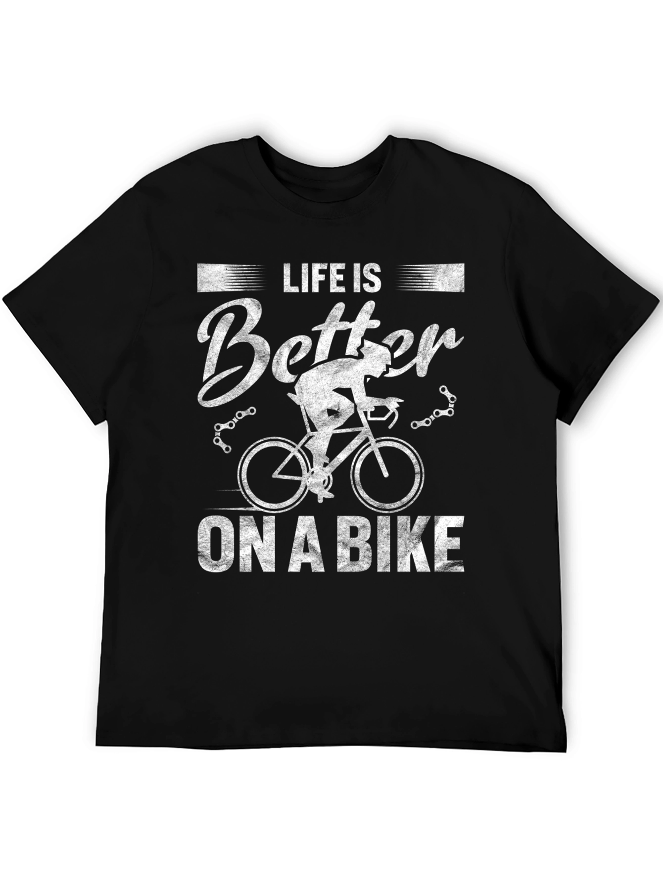 Black Life is Better on a Bike T-Shirt view 5