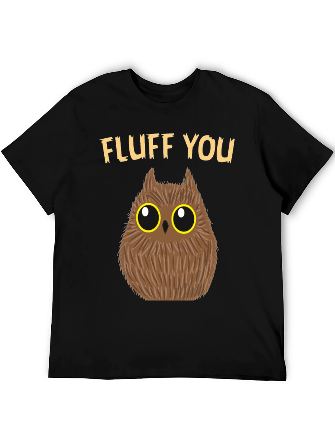 Black Fluff You Owl Graphic Tee view 5