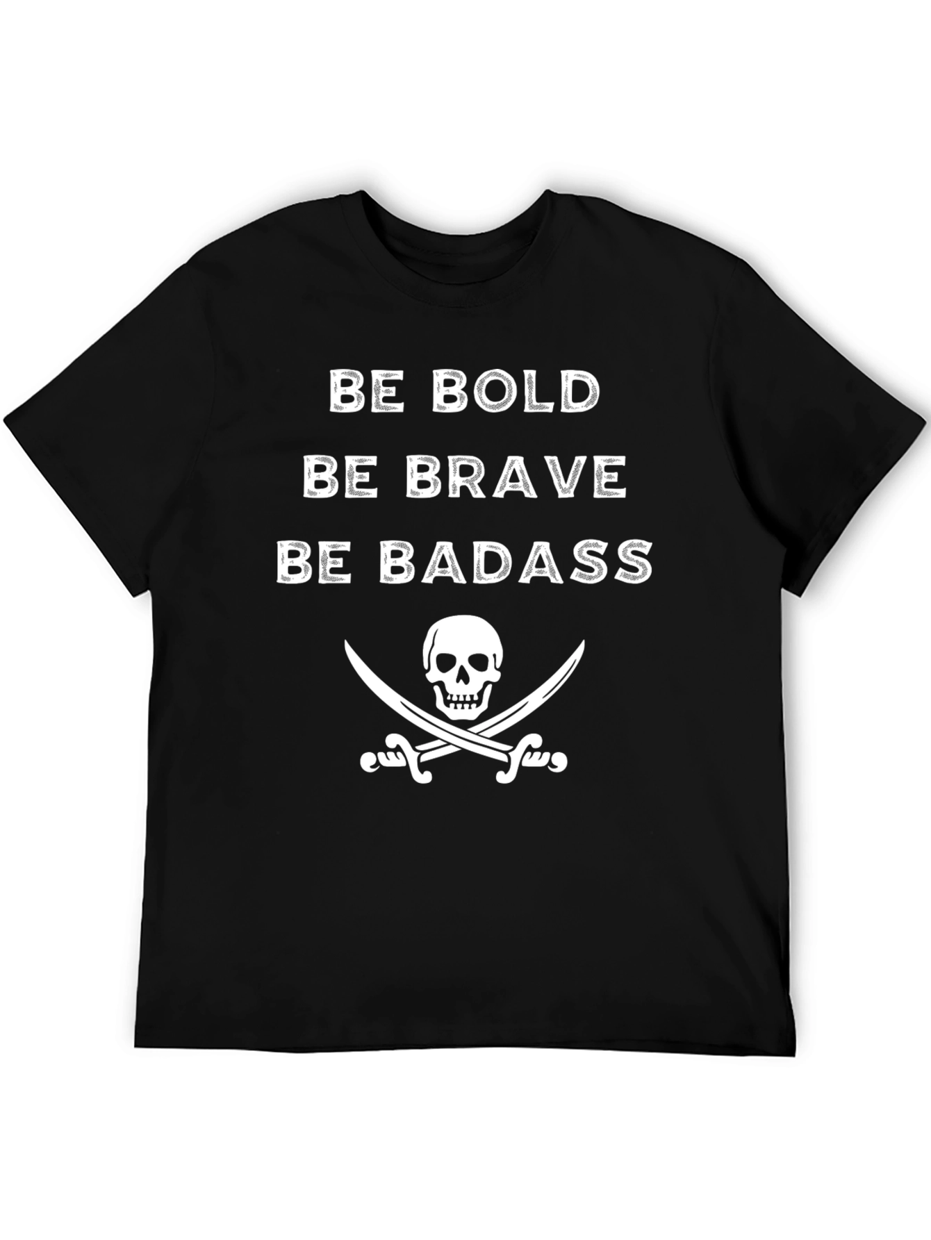 Black Be Bold Be Brave Graphic Tee view 5