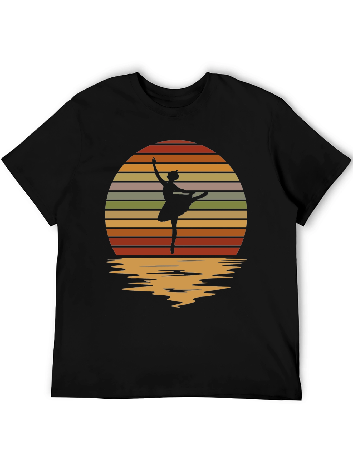 Black Ballet Sunset Graphic Tee view 5