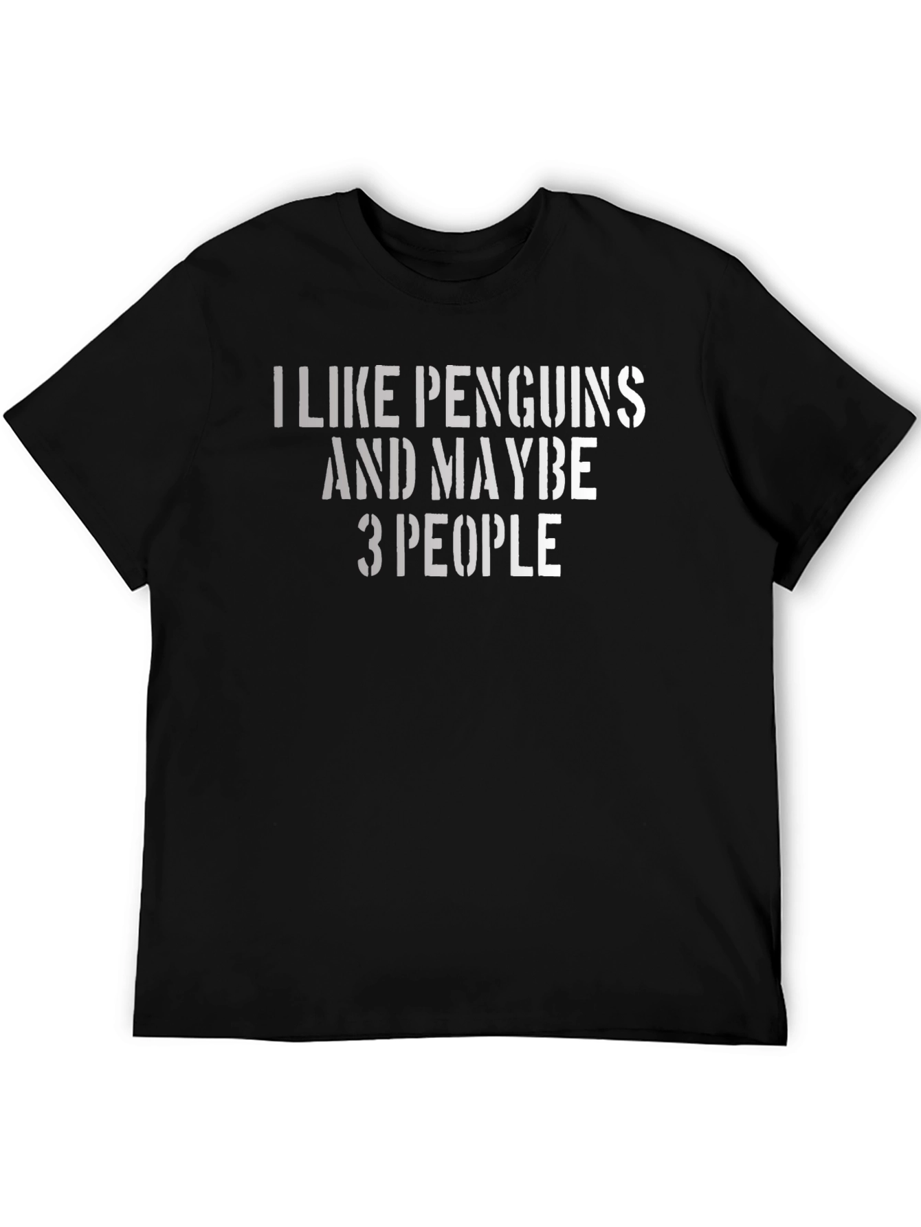 Black Penguins & Maybe 3 People Graphic Tee view 5