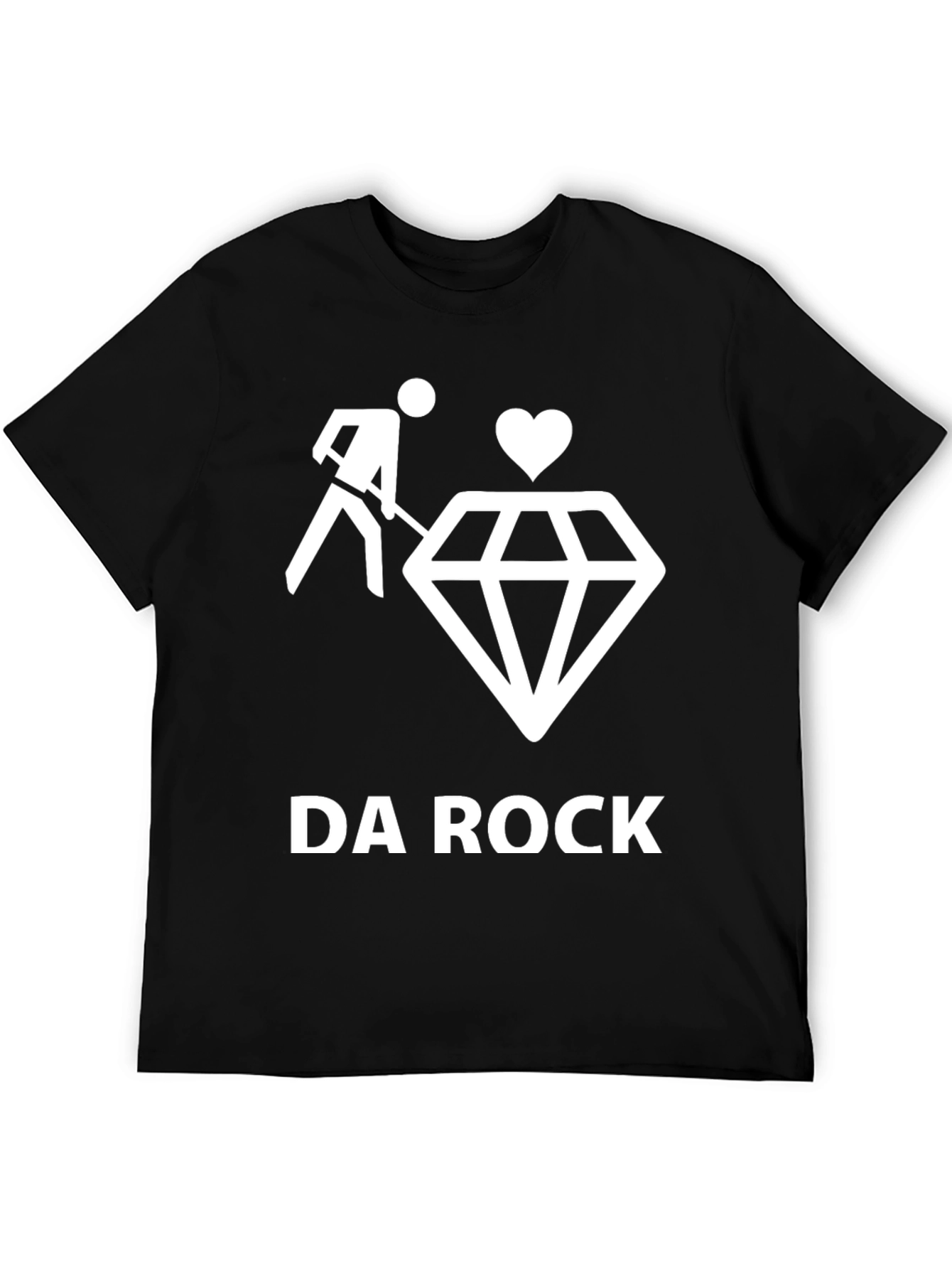 Black Da Rock Diamond T-Shirt - Black view 5
