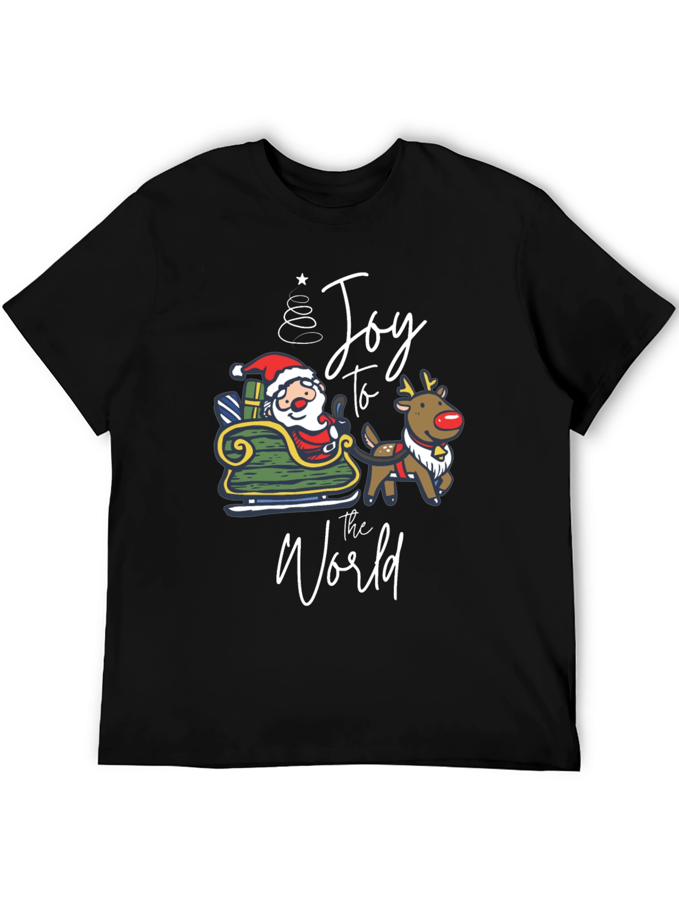 Joy To The World Christmas T-Shirt - 5
