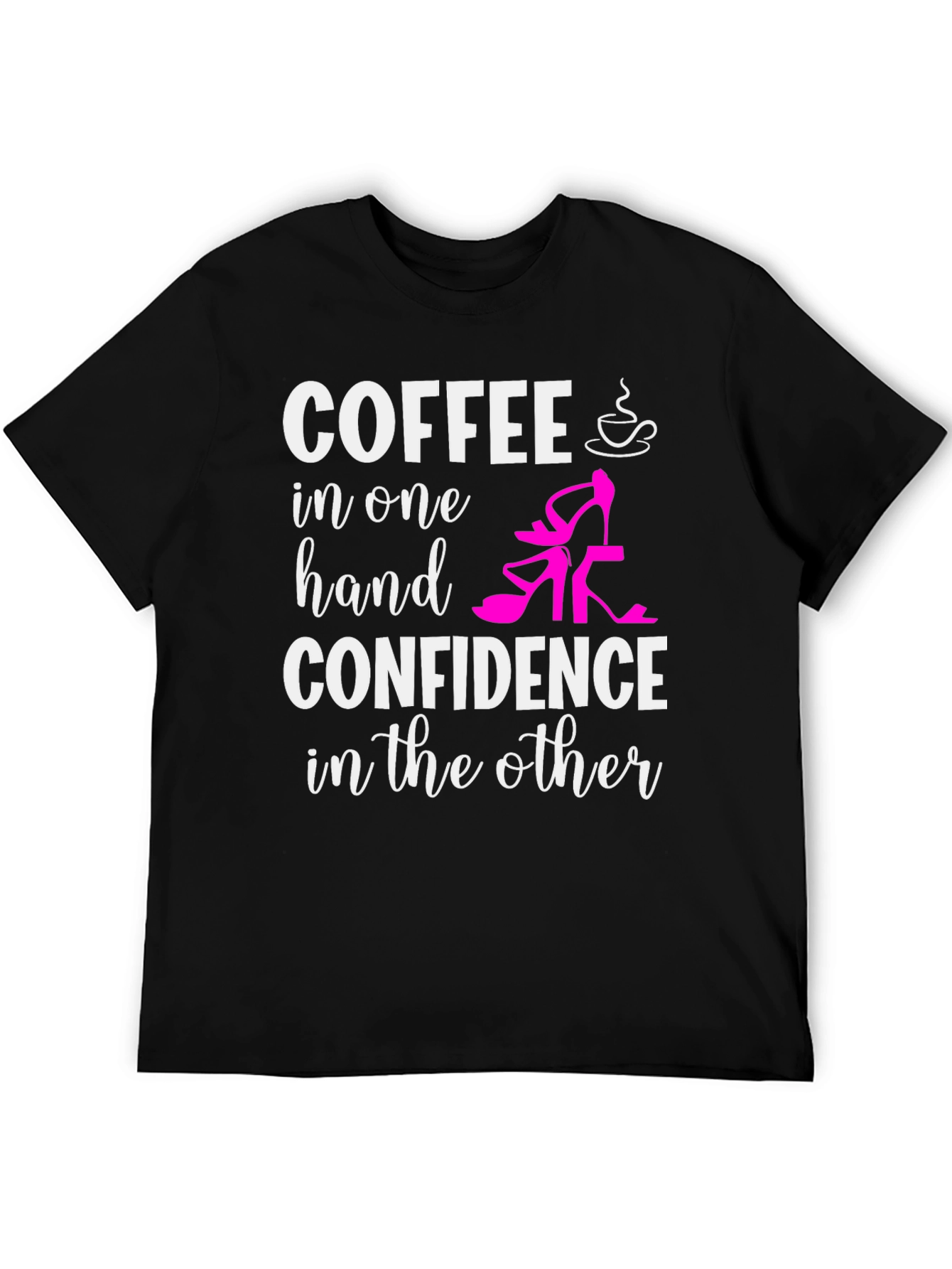 Black Coffee & Confidence T-Shirt view 5