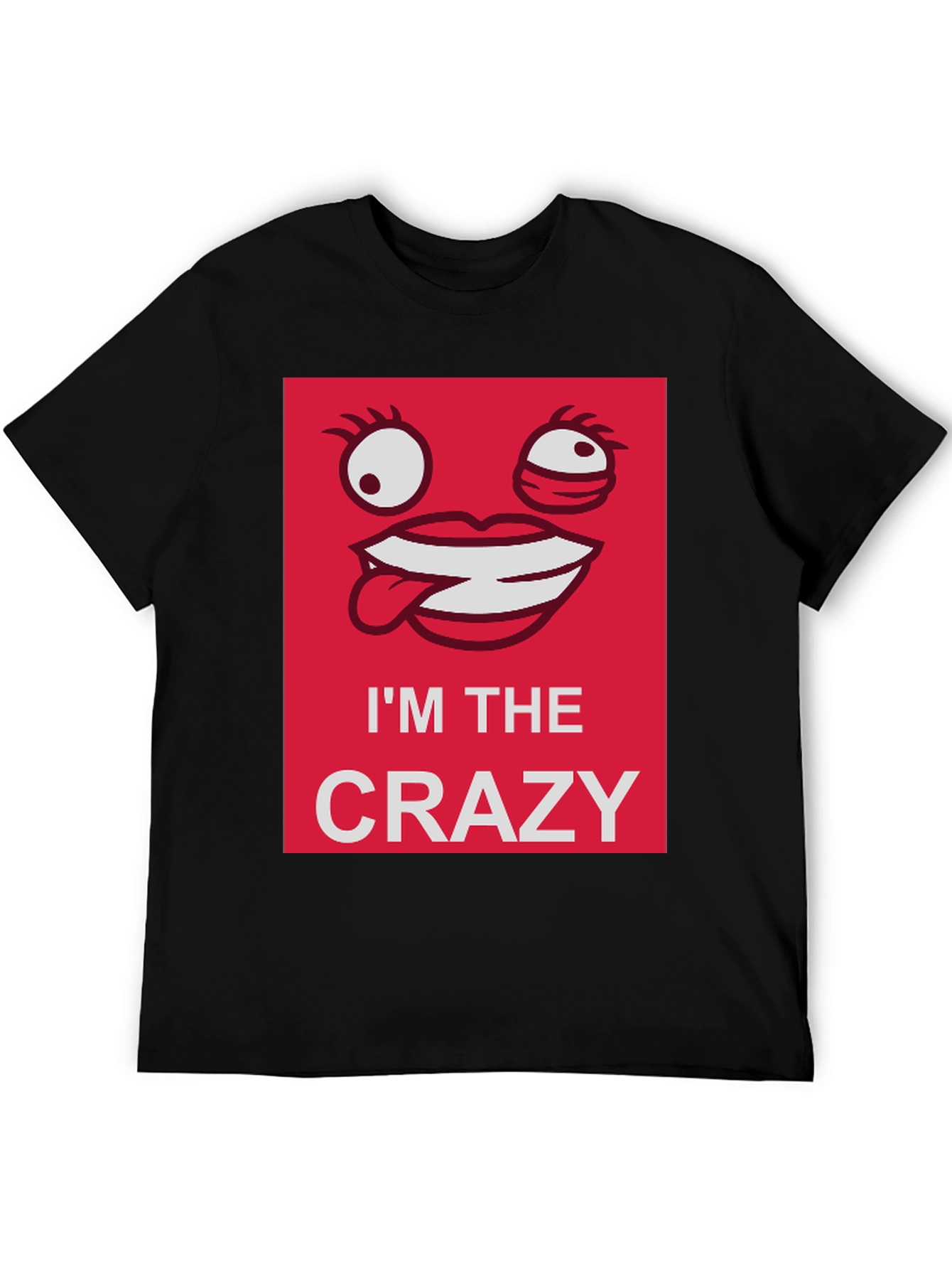 Black I'm The Crazy Graphic T-Shirt - Black view 5