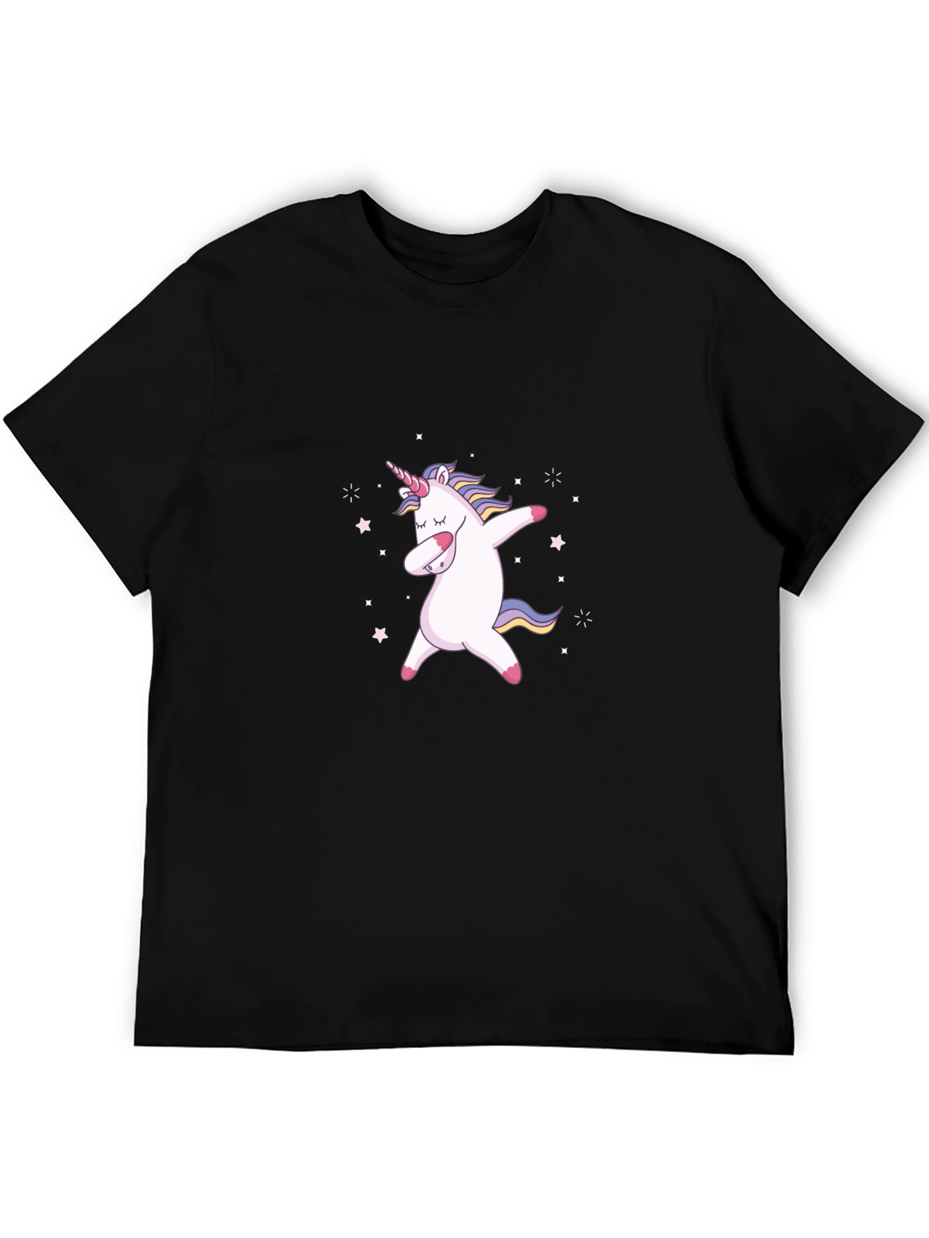 Black Unicorn Dab T-Shirt - Fun & Unique Tee view 5