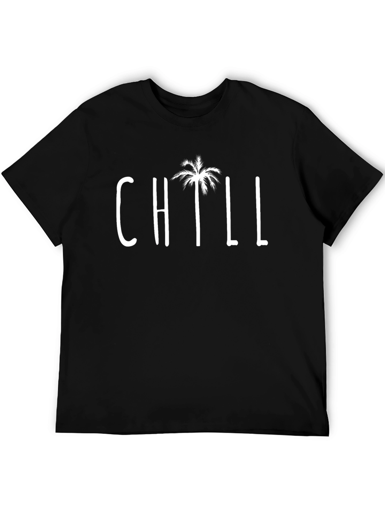 Black Chill Palm Tree Graphic Tee - Relaxed Vibe view 5
