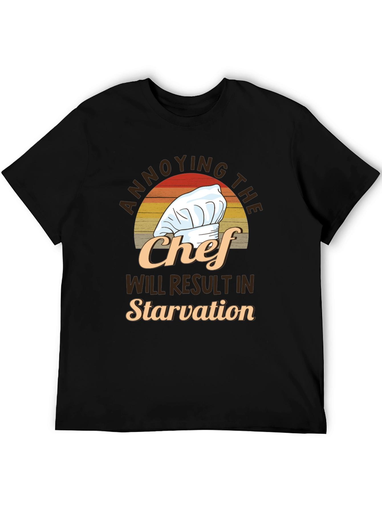 Black Annoying the Chef T-Shirt - Funny Culinary Gift view 5